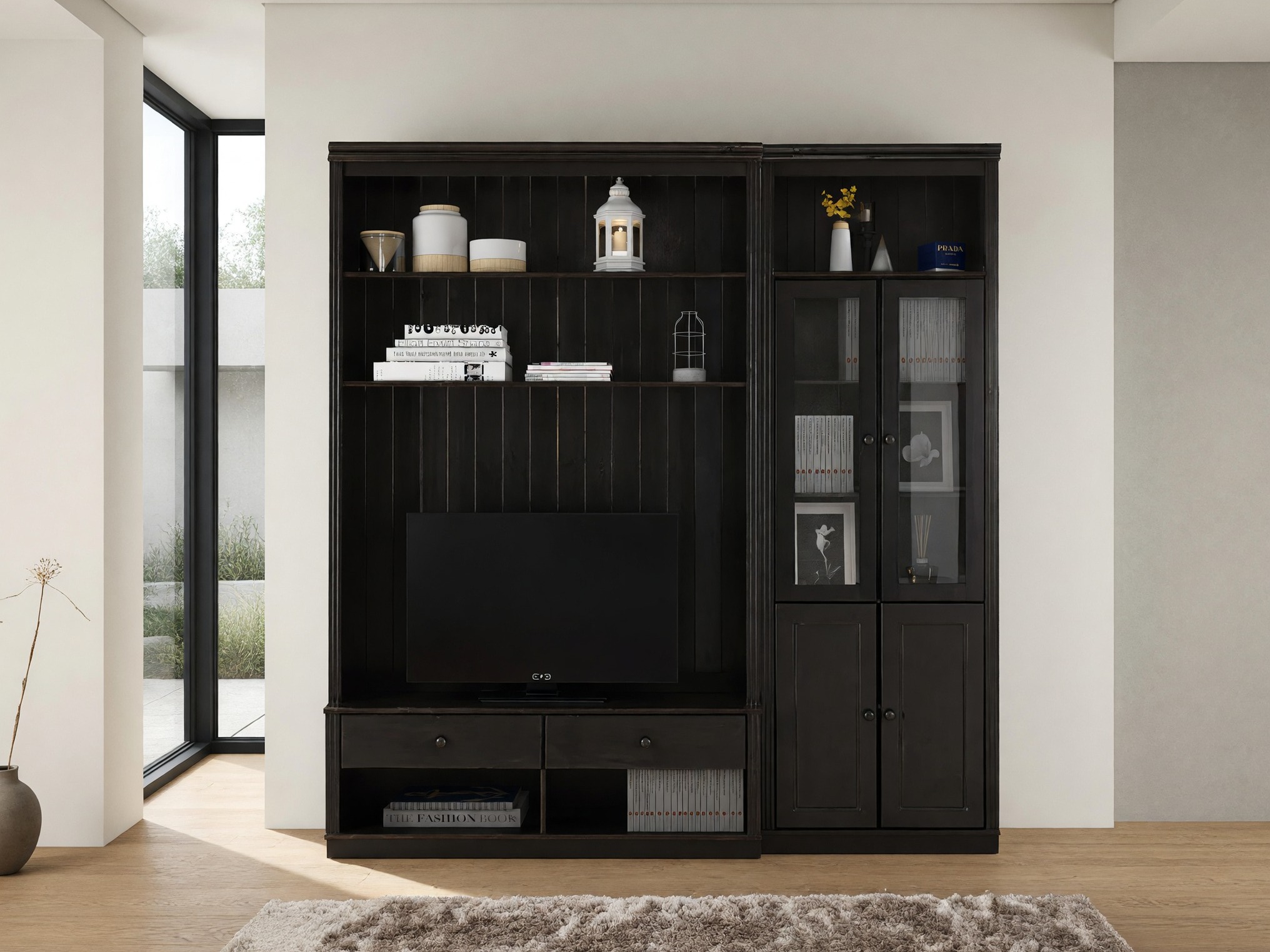 Wohnzimmer-Sets Saltoro 124 (Dunkelbraun)