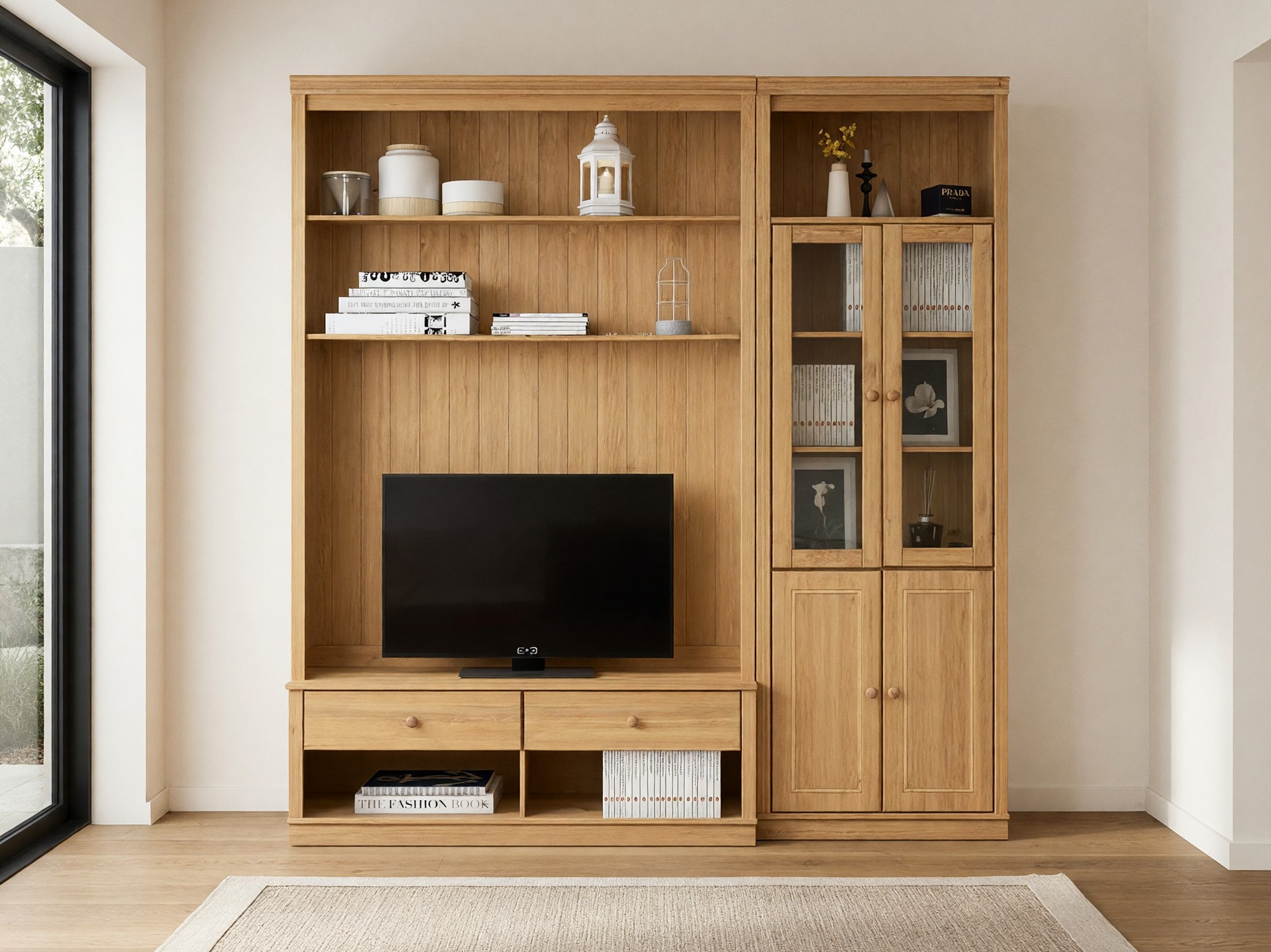 Wohnzimmer-Sets Saltoro 124 (Hellbraun)