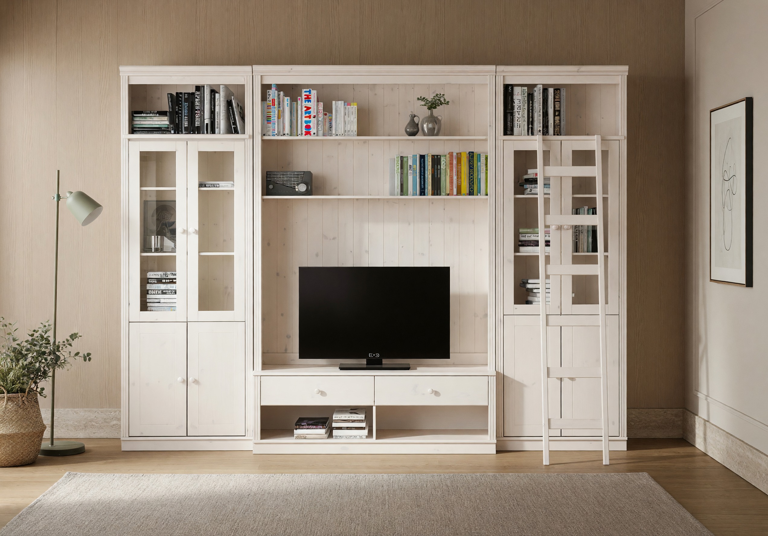 Wohnzimmer-Sets Saltoro 128 (Weiss)