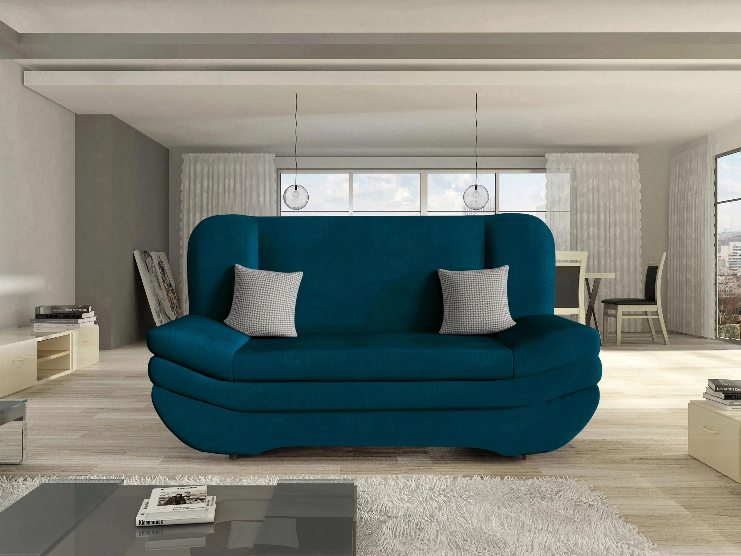 Schlafsofa Comfivo Silva (Venus Velvet 2911 + Kenia 796)