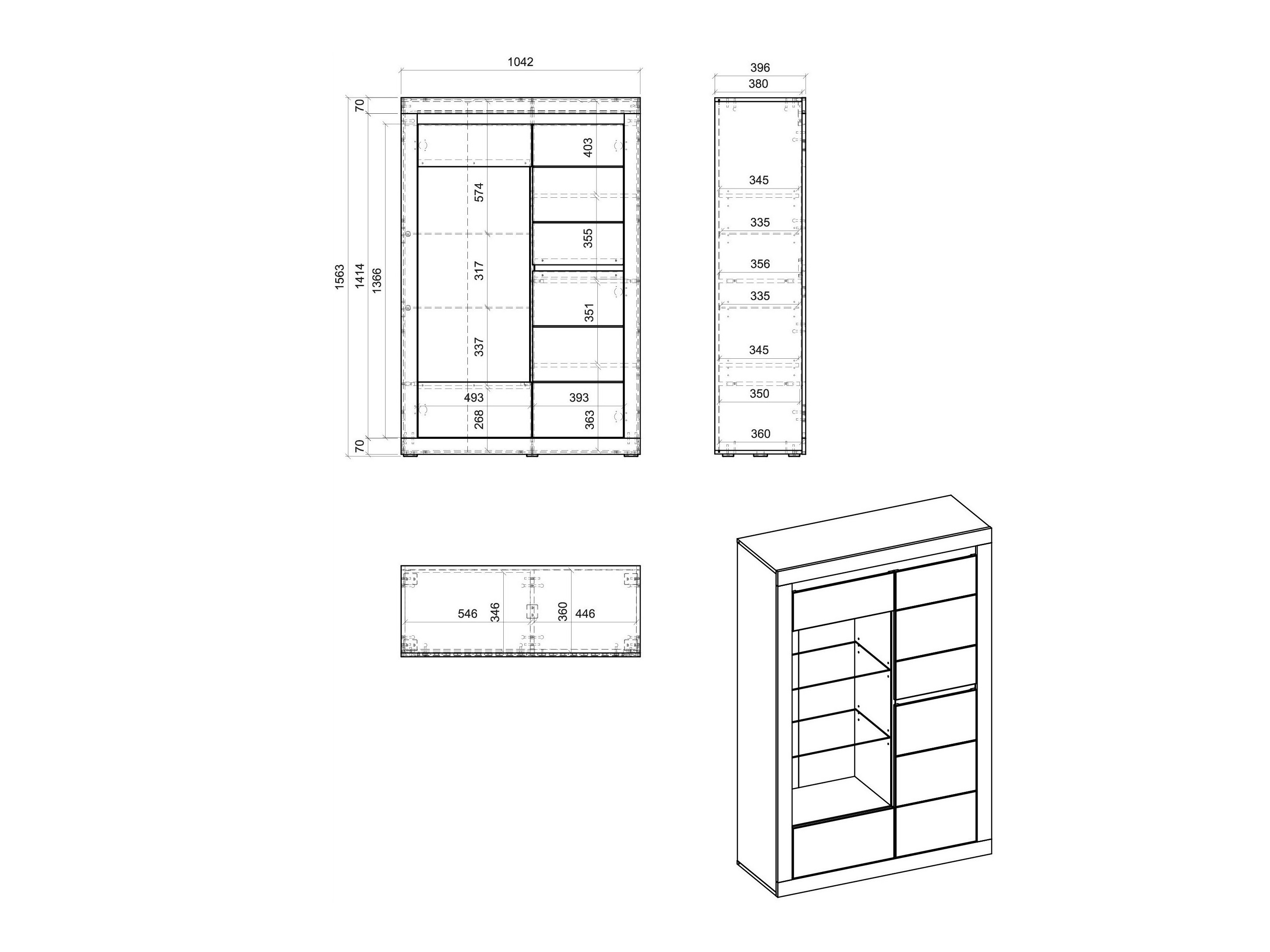 Wohnzimmer-Set Ophtola 120 (Links)