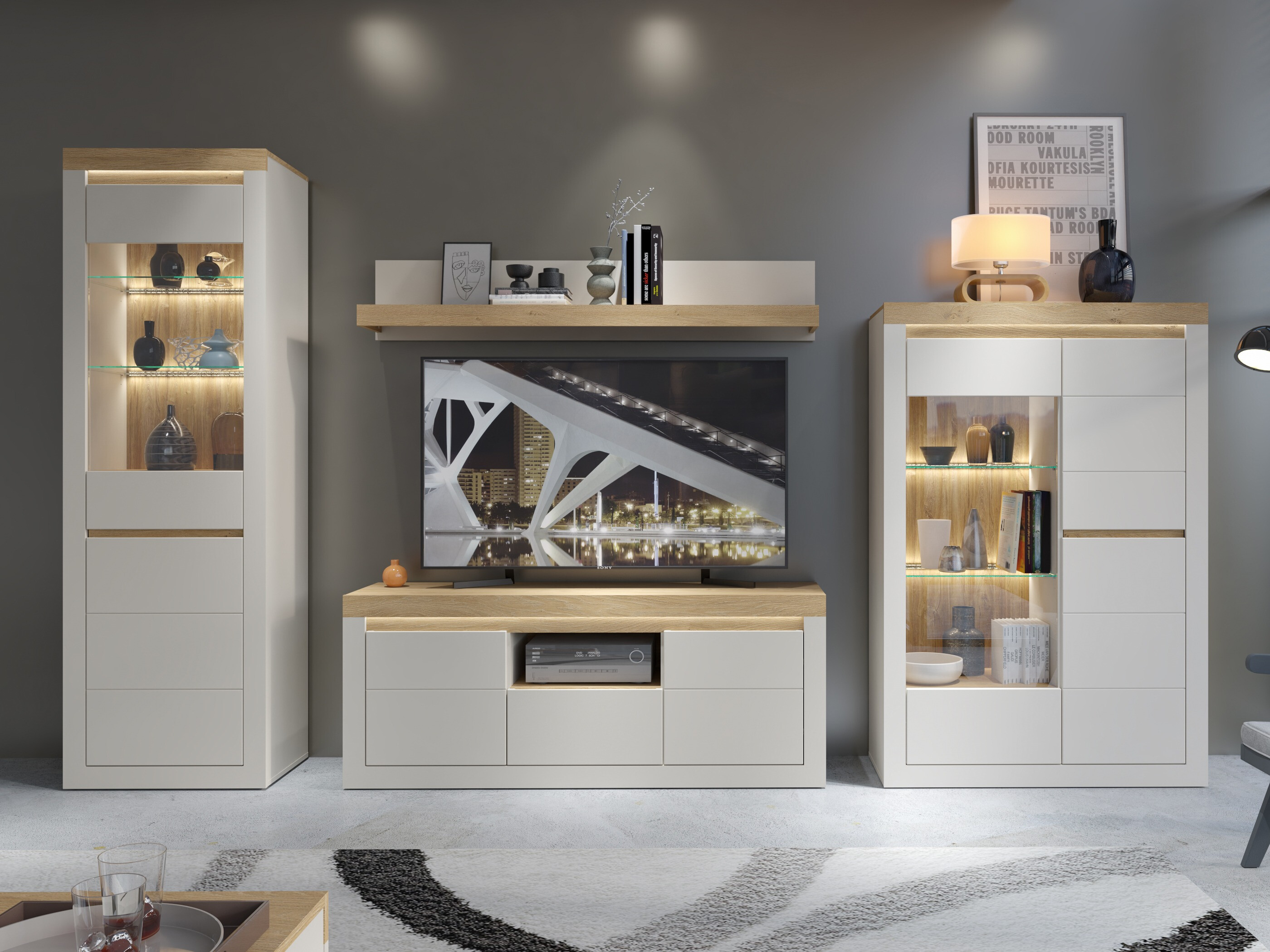 Wohnzimmer-Set Ophtola 120