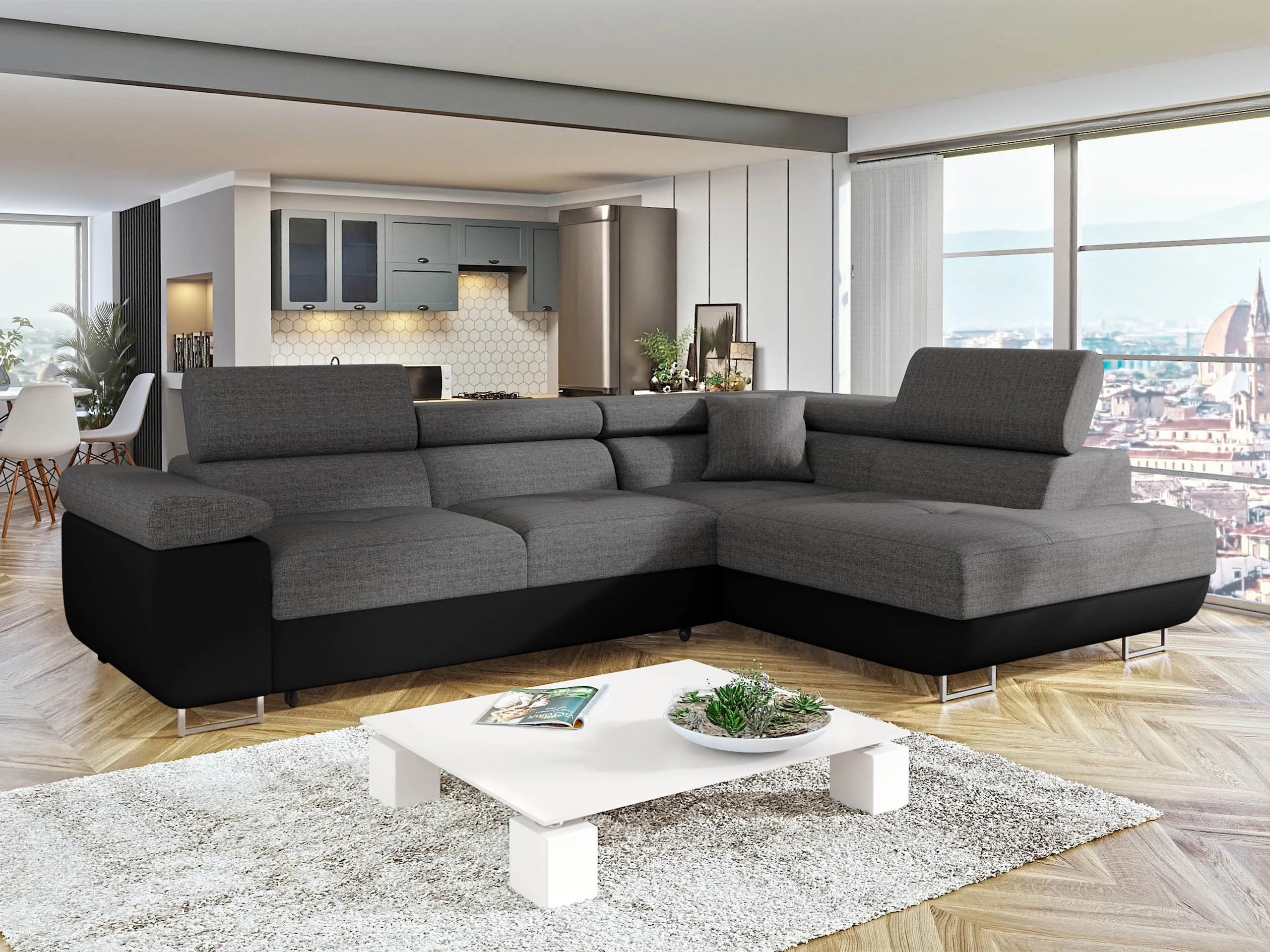 Ecksofa Comfivo Vinetum (Soft 011 + Lux 06)