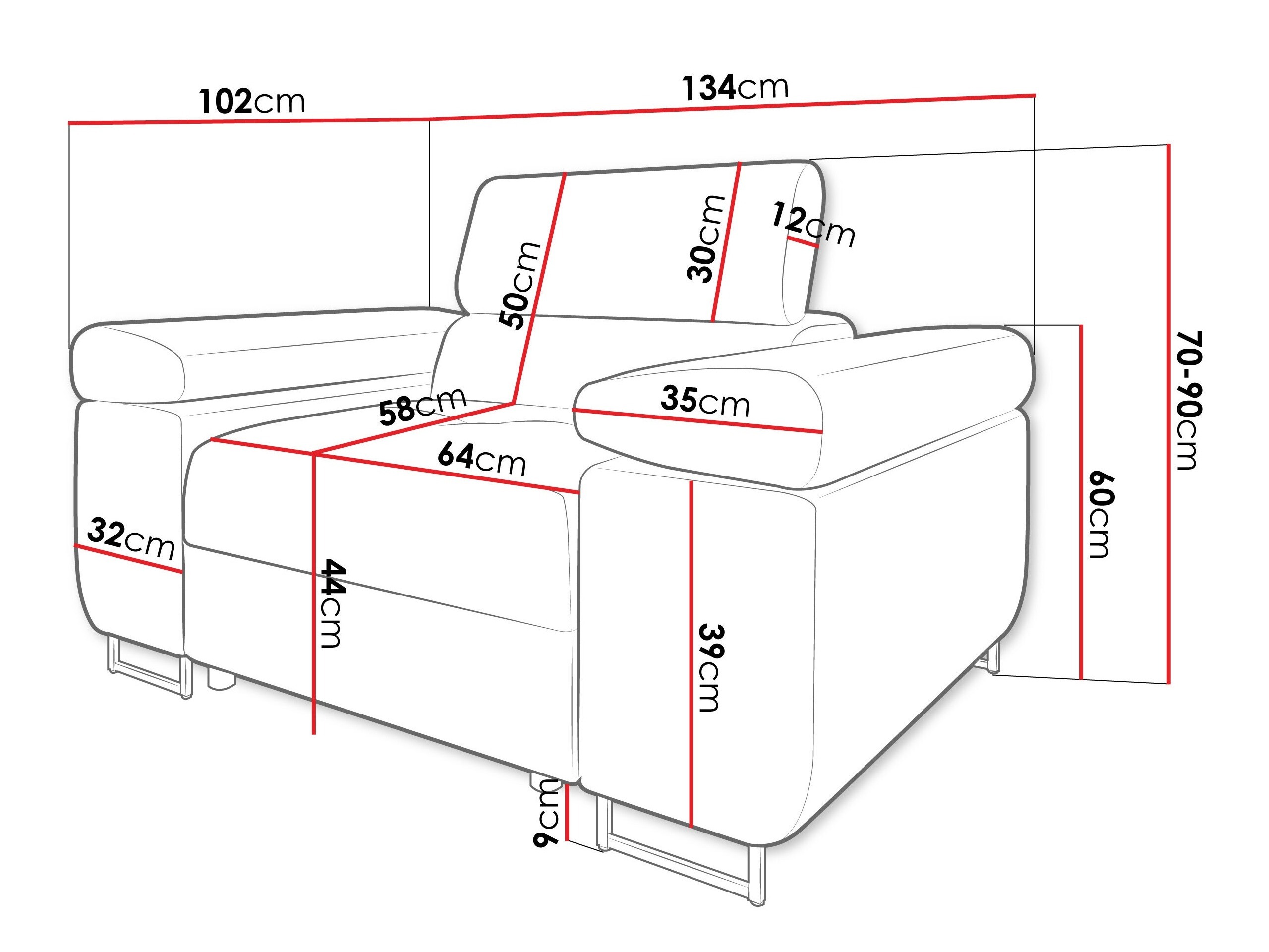 Sessel Comfivo Vinetum (Lumo 55)