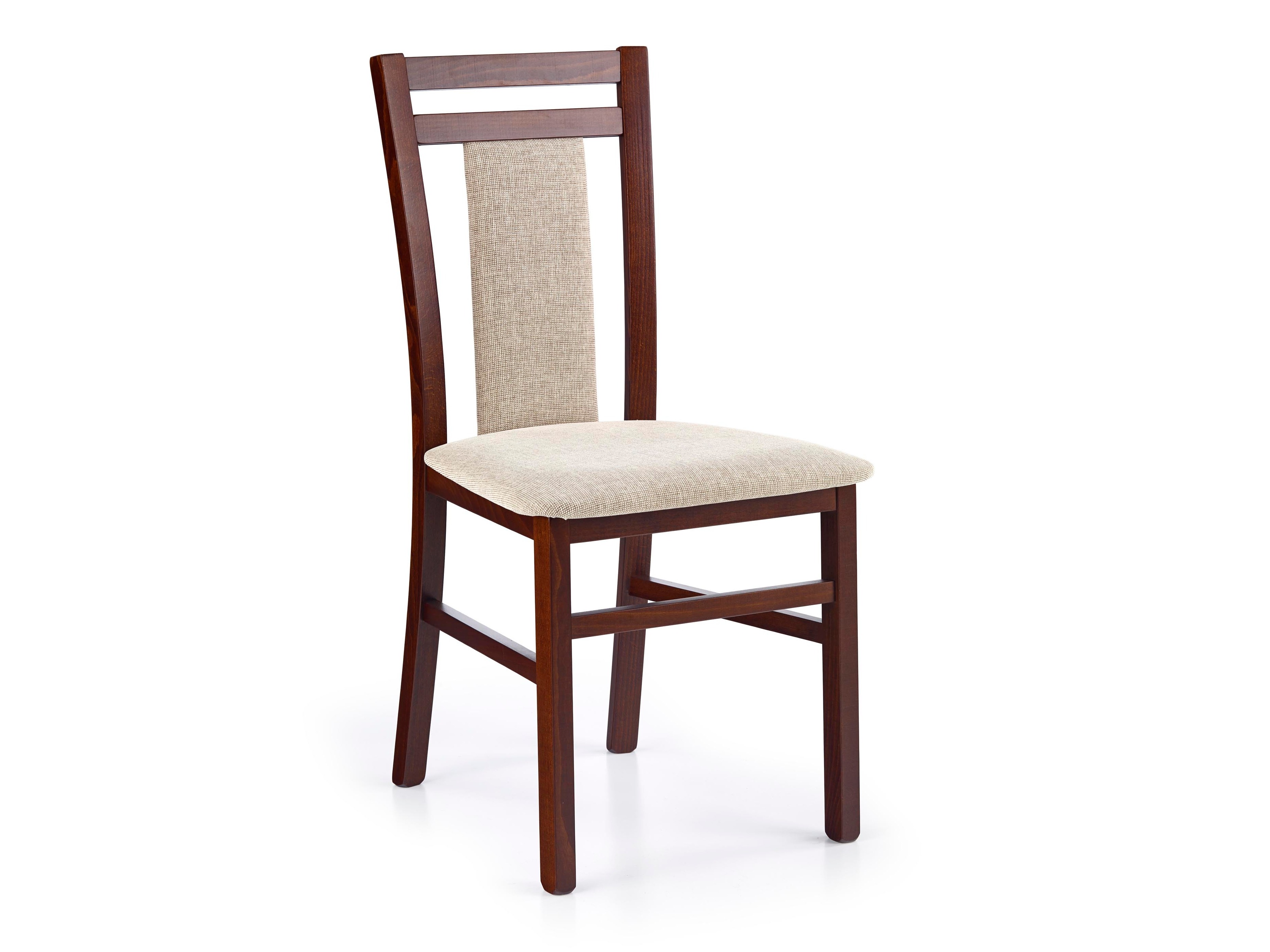 Stuhl Houston 550 (Walnussholzoptik + Beige)