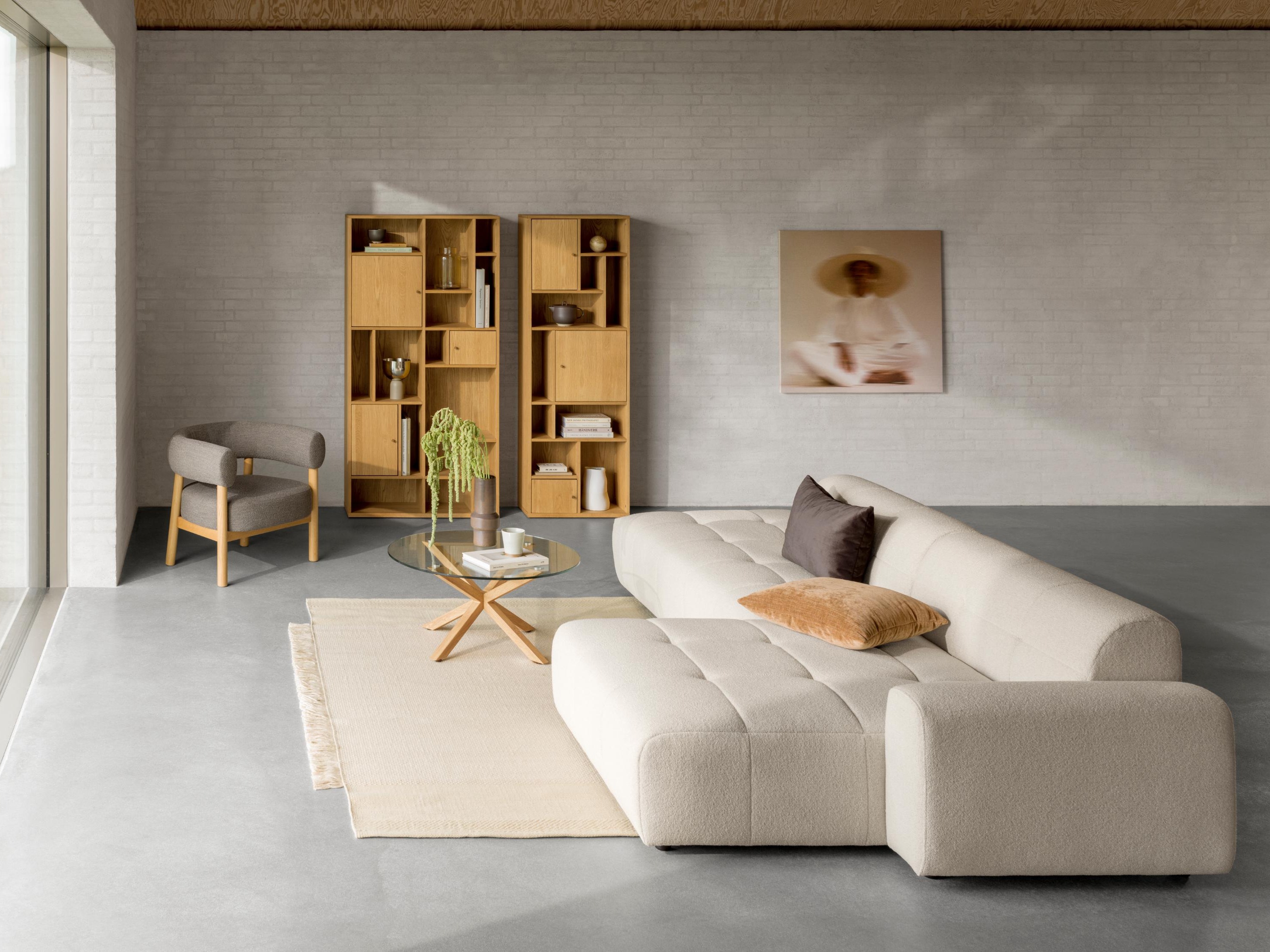 Couchtisch Norsica 112 (Hellbraun)