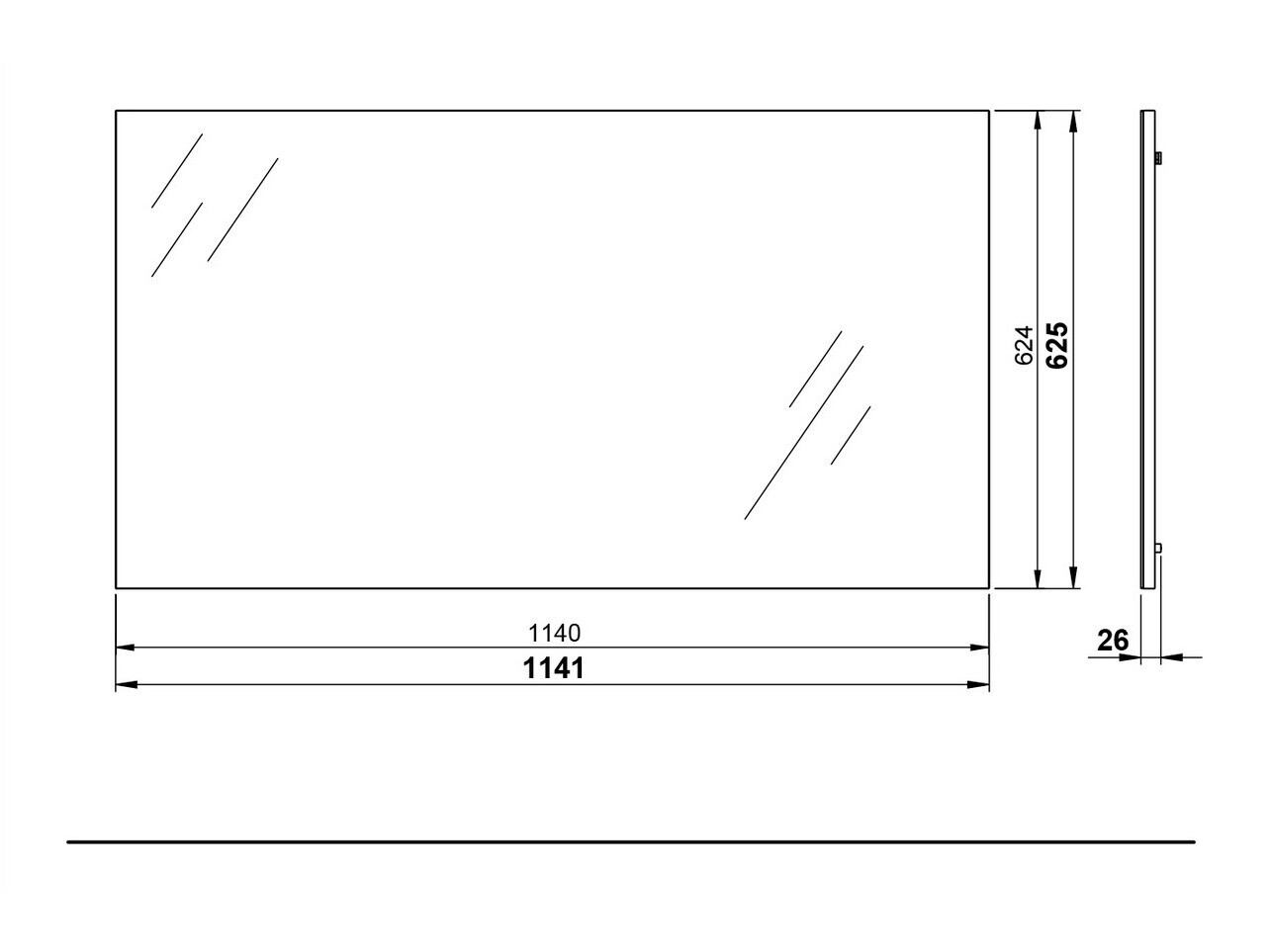 Flurgarnitur Levfena 103 (Kaschmir + Navarra eichenholzoptik + Weiss)