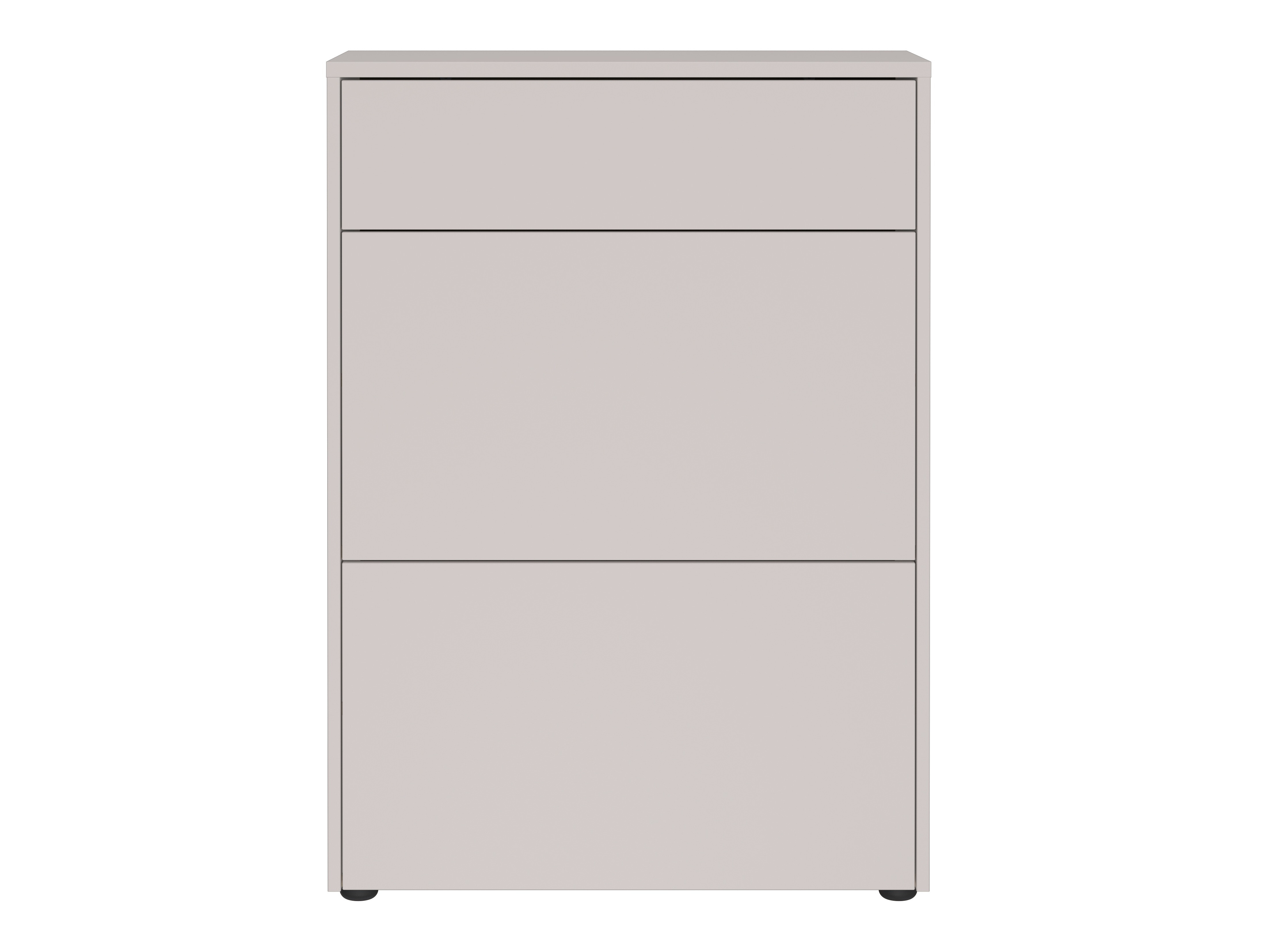 Schuhschrank Levfena 102 (Kaschmir + Navarra eichenholzoptik)