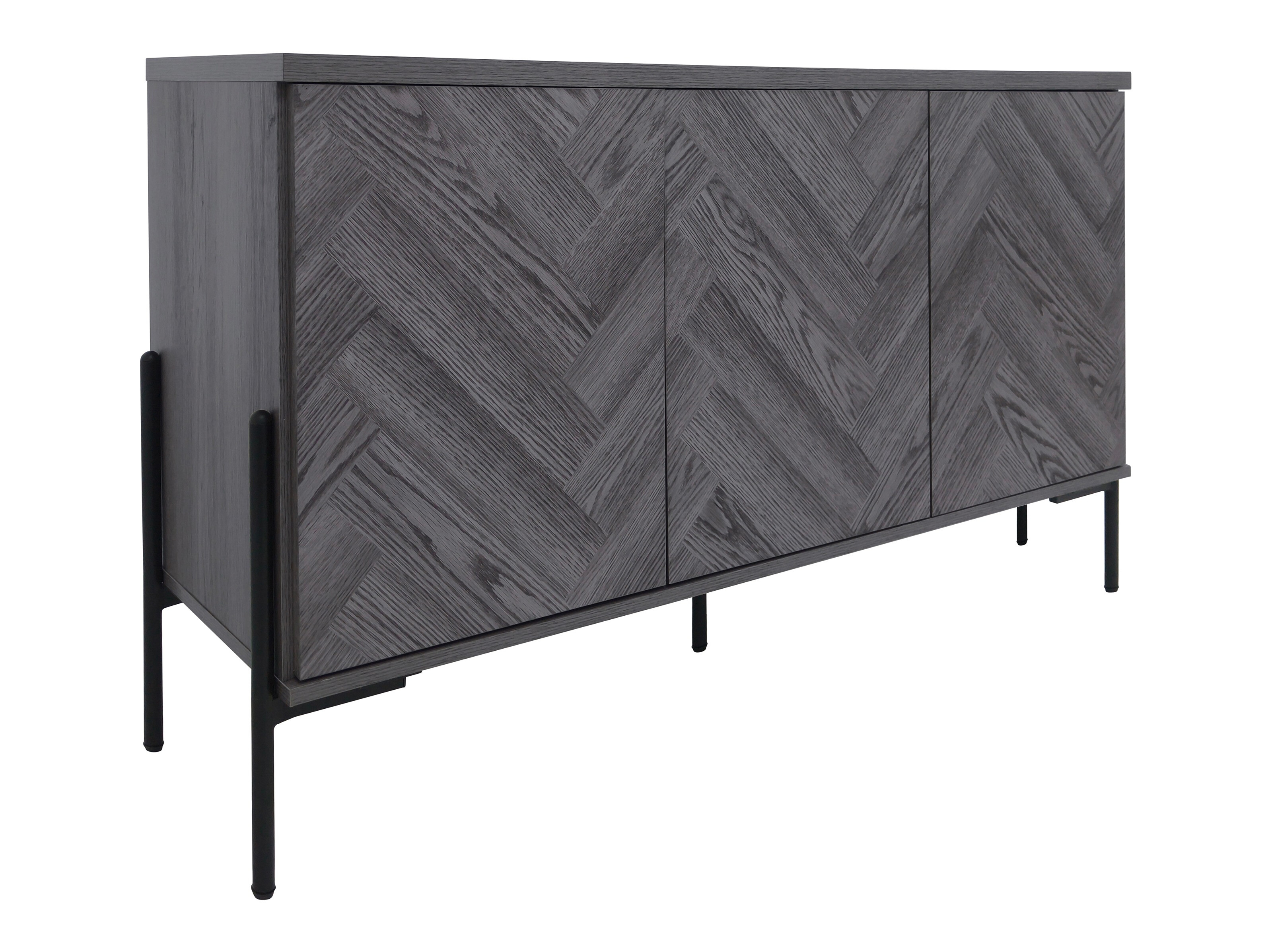 Sideboard Denton 1522 (Eichenholzoptik Grau)