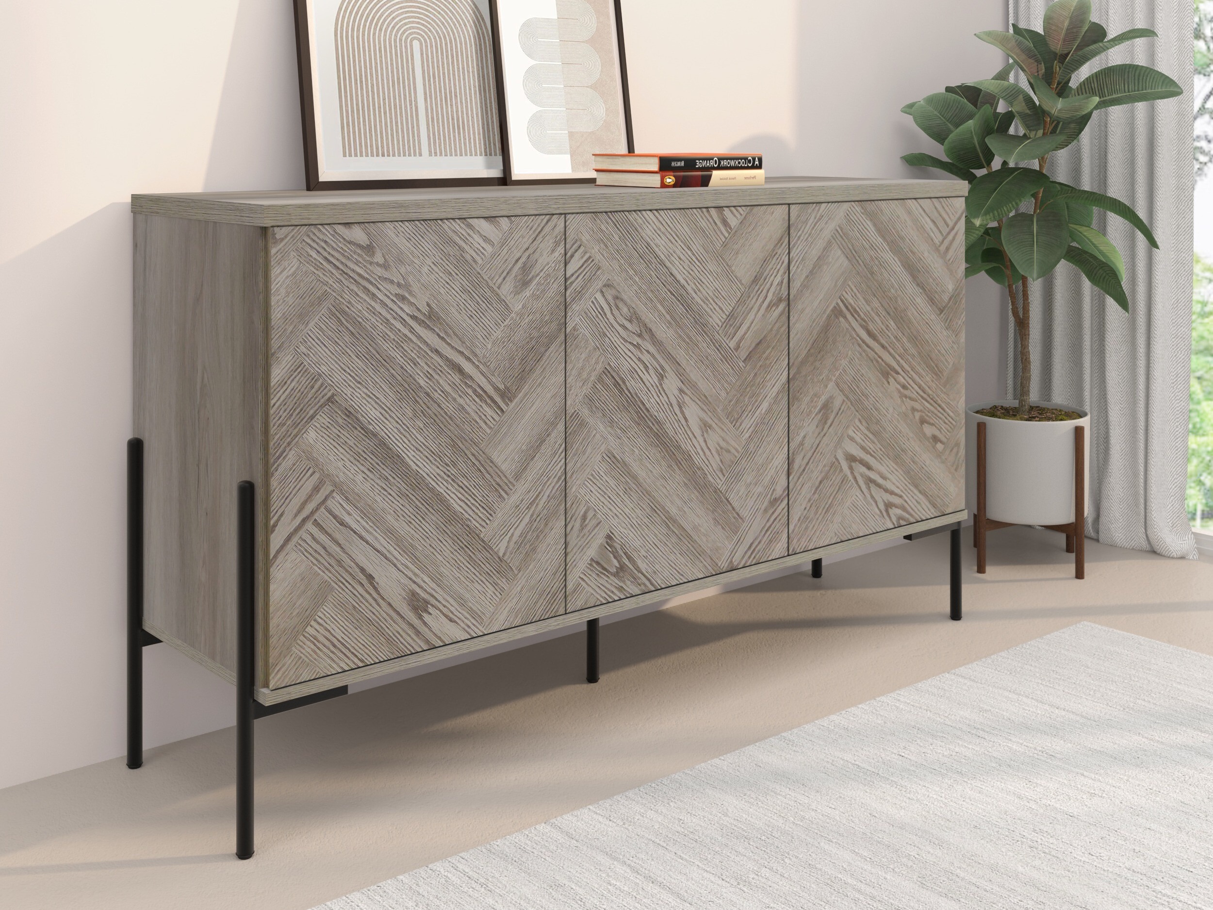 Sideboard Denton 1522 (Eichenholzoptik)