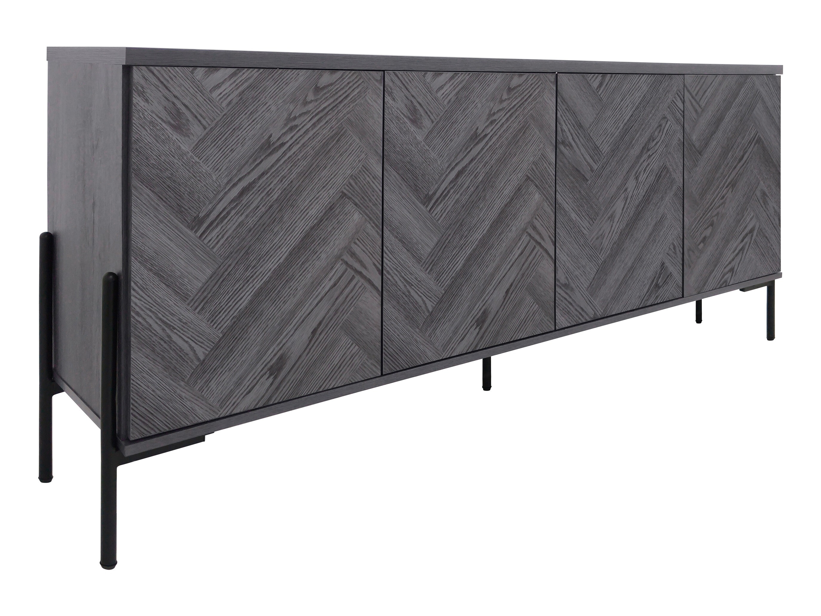 Sideboard Denton 1523 (Eichenholzoptik Grau)