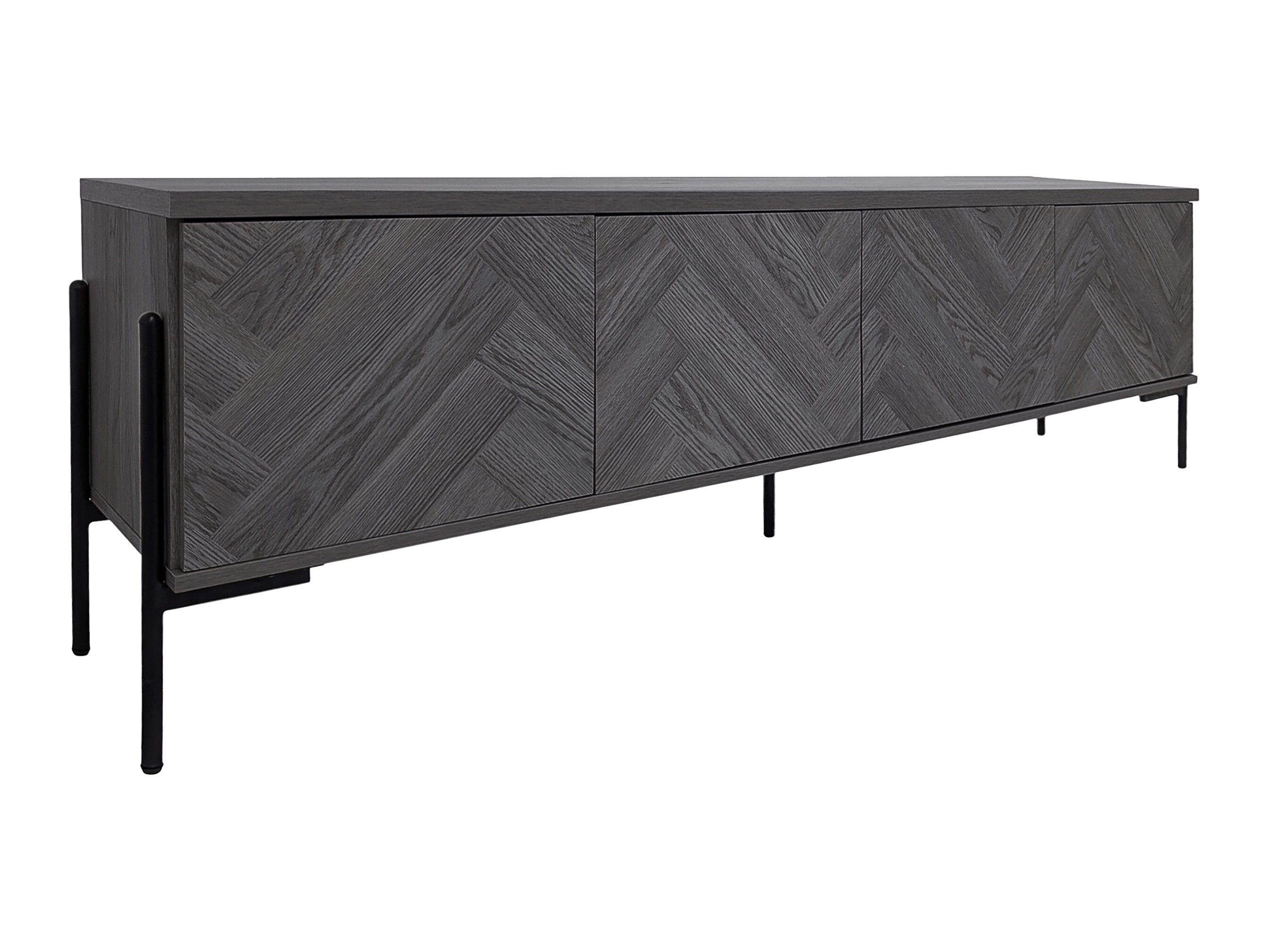 TV-Möbel Denton 1525 (Eichenholzoptik Grau)