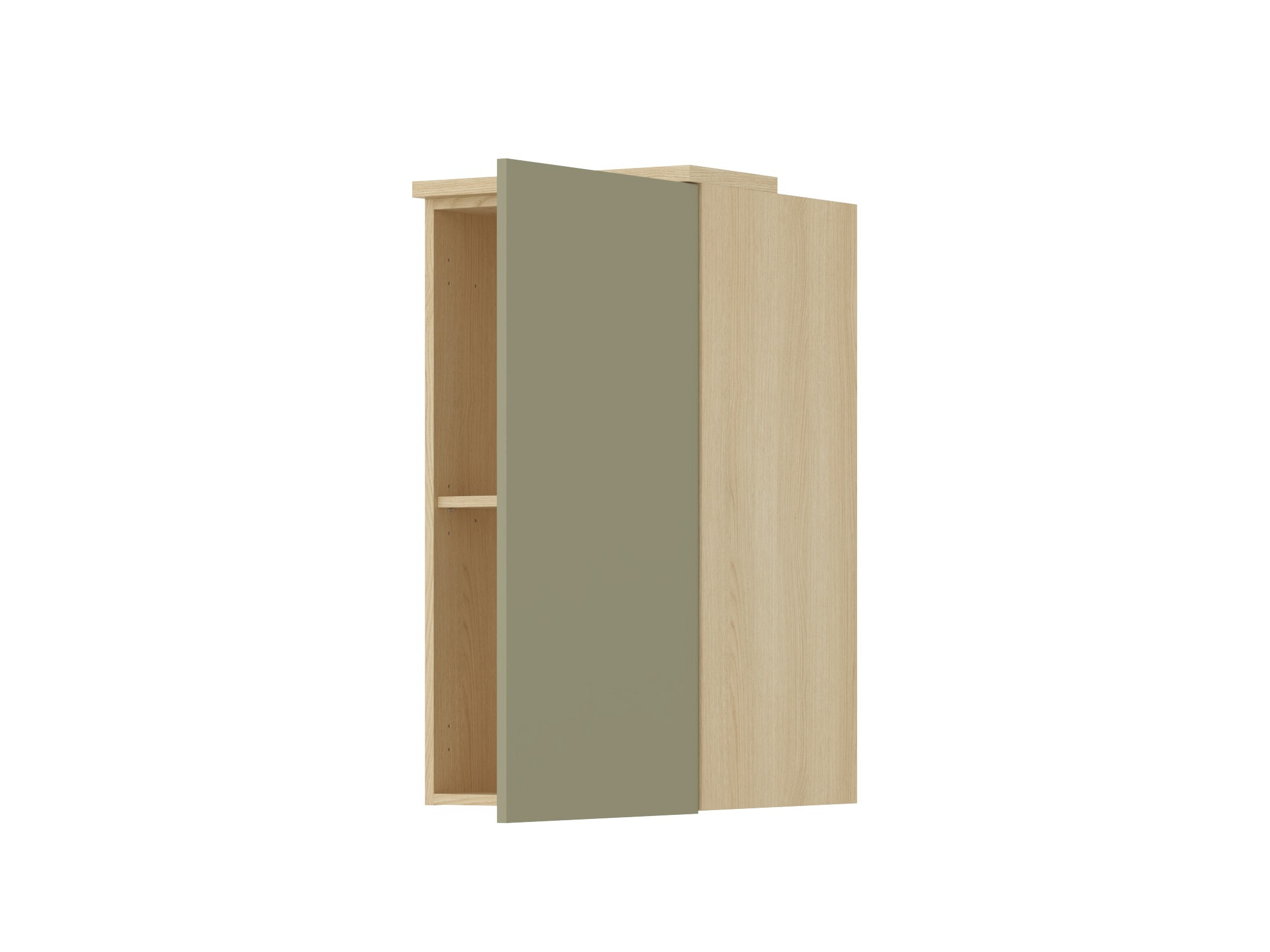Hängeschrank Nolcala 102 (Eichenholzoptik + Eukalyptus)