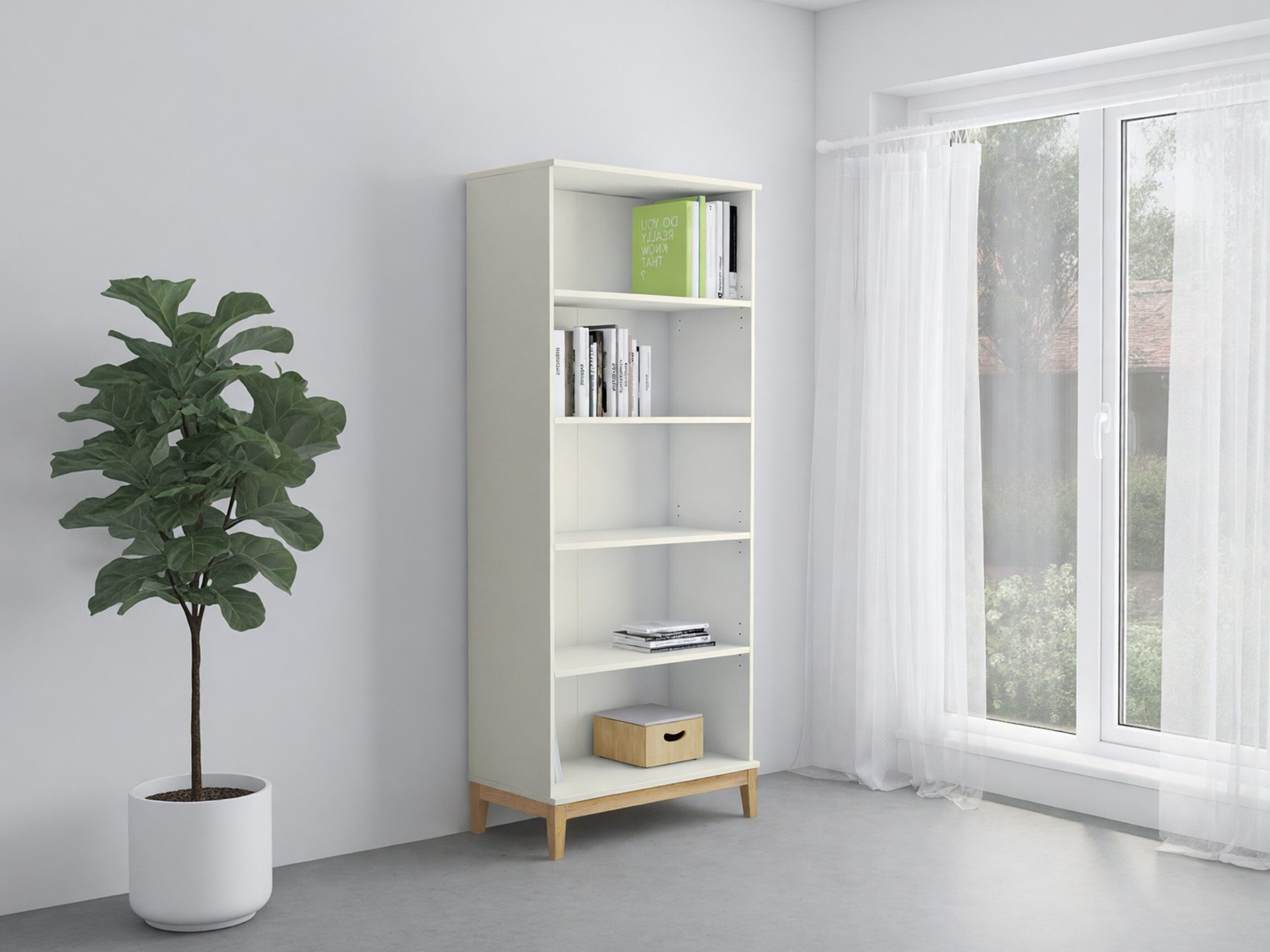 Regal Felmelo 101 (Weiss + Wotan Eiche)