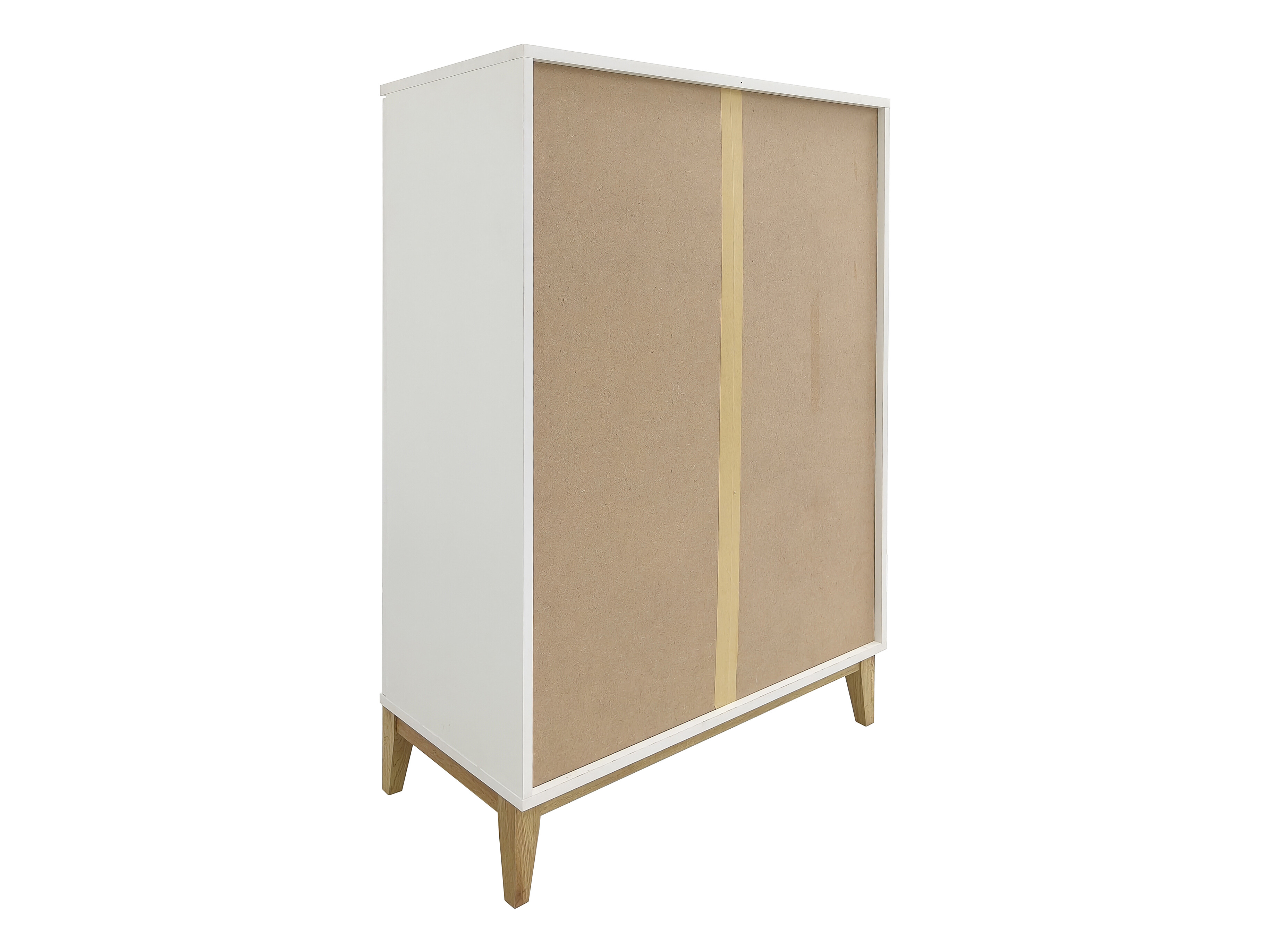 Sideboard Felmelo 102 (Weiss + Wotan Eiche)