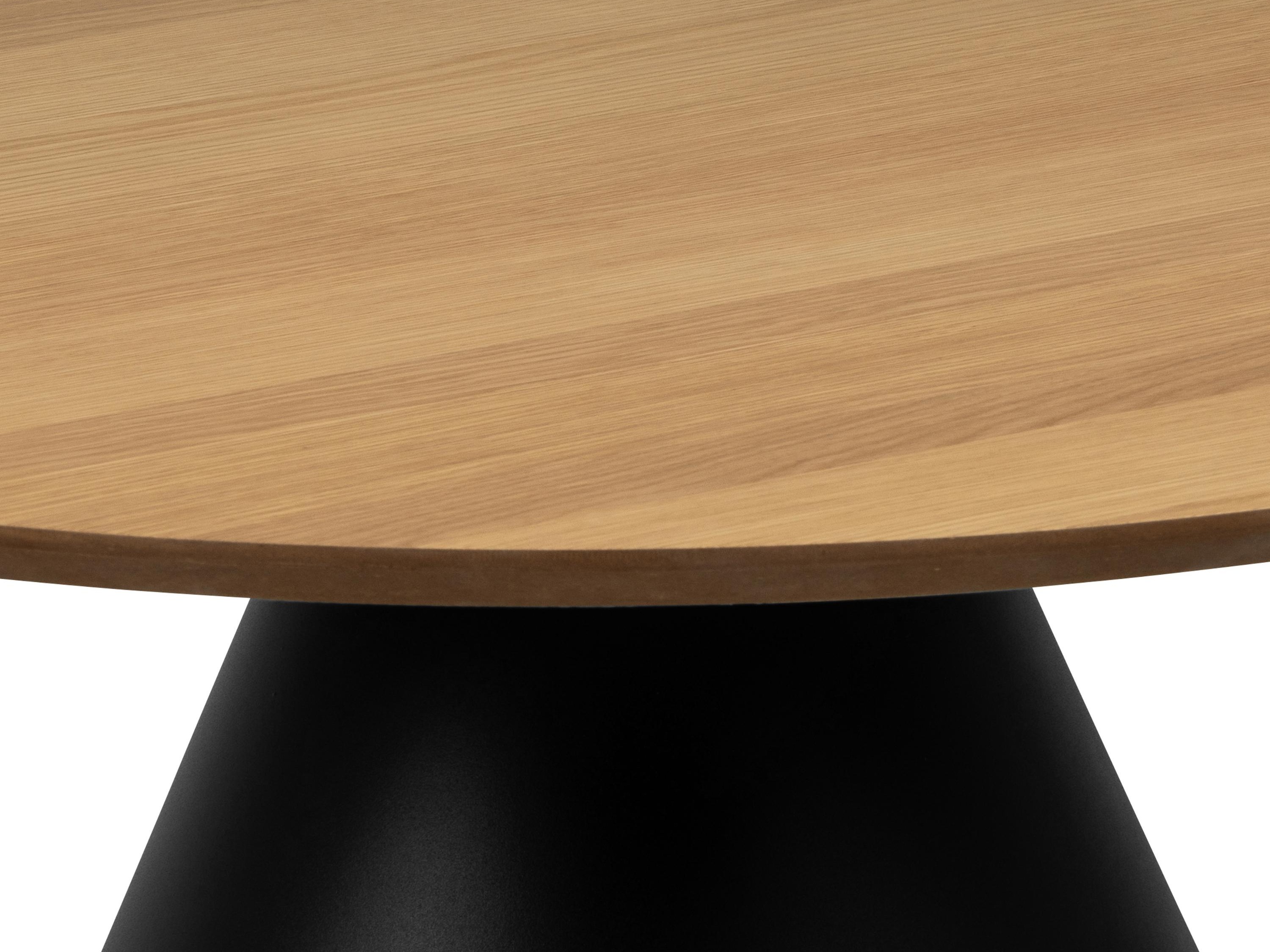 Couchtisch Norsica 908 (Schwarz + Eichenholzoptik)