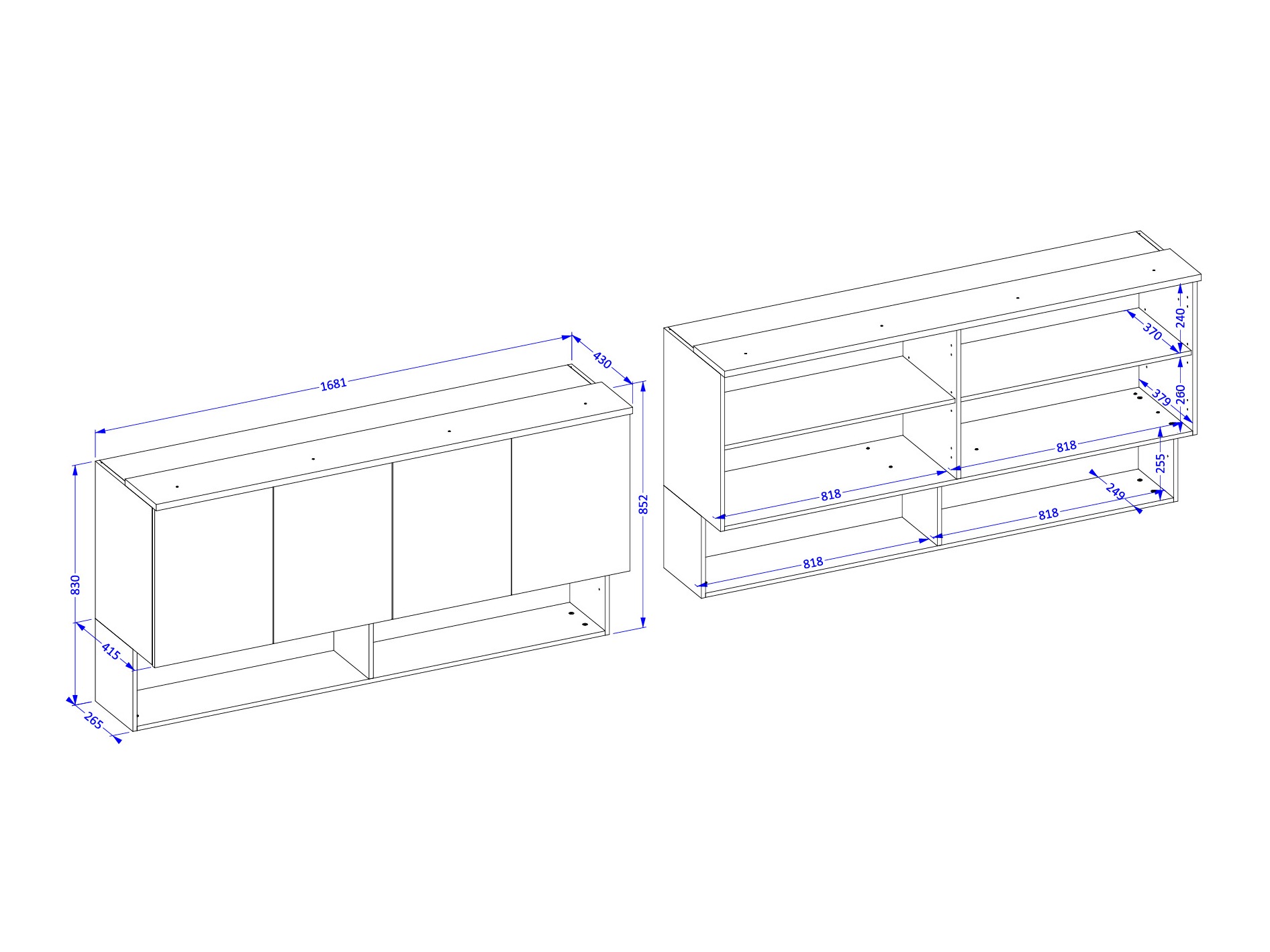 Hängeschrank Nolcala 105 (Eichenholzoptik + Beige)