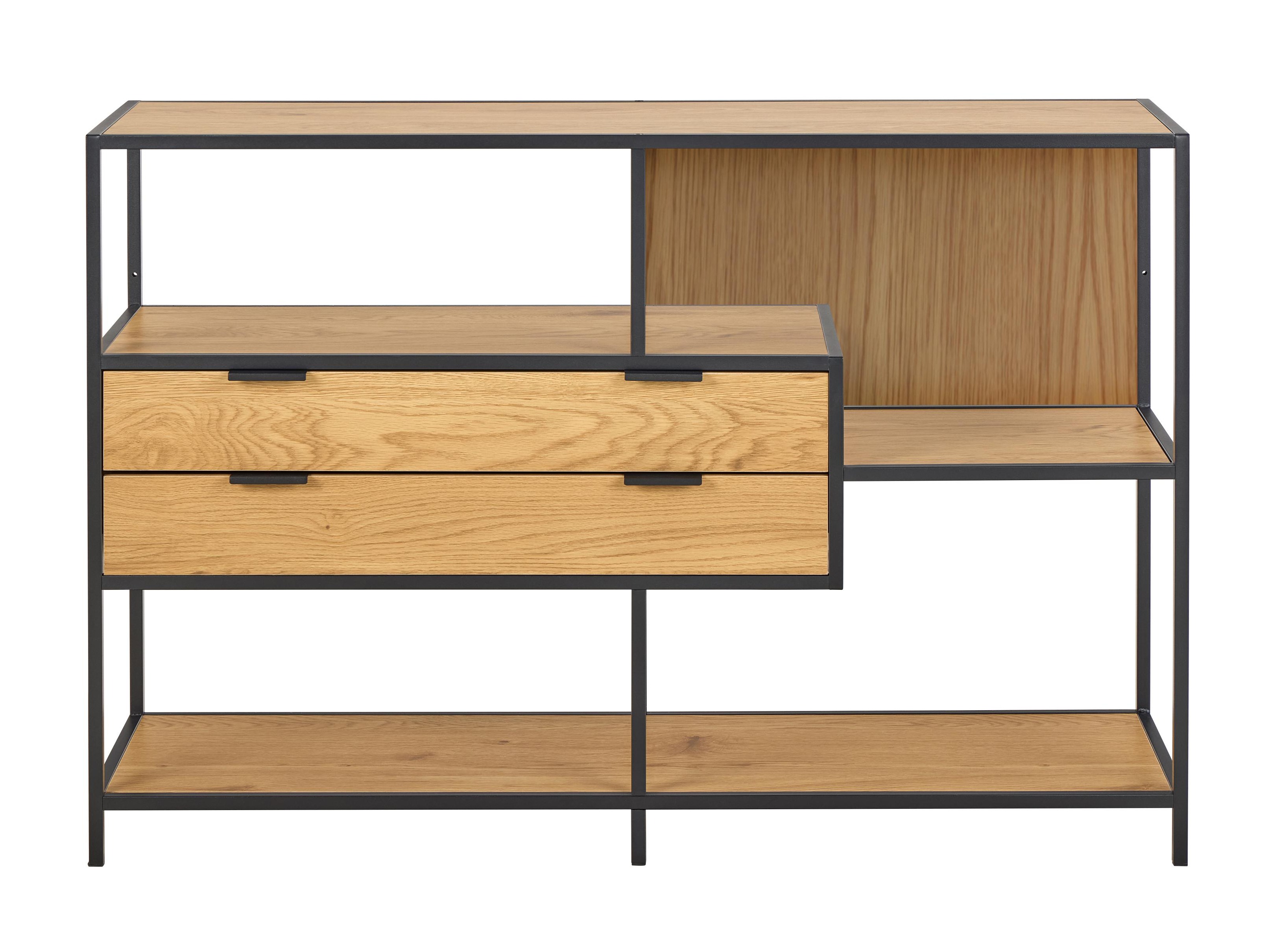 Regal Norsica Sevferi 183 (Schwarz + Wildeichenholzoptik)