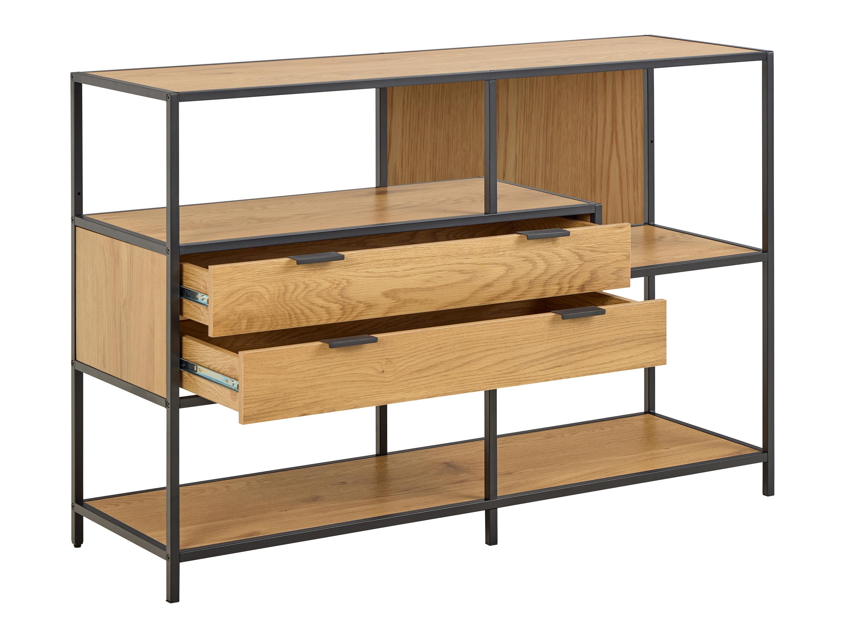 Regal Norsica Sevferi 183 (Schwarz + Wildeichenholzoptik)