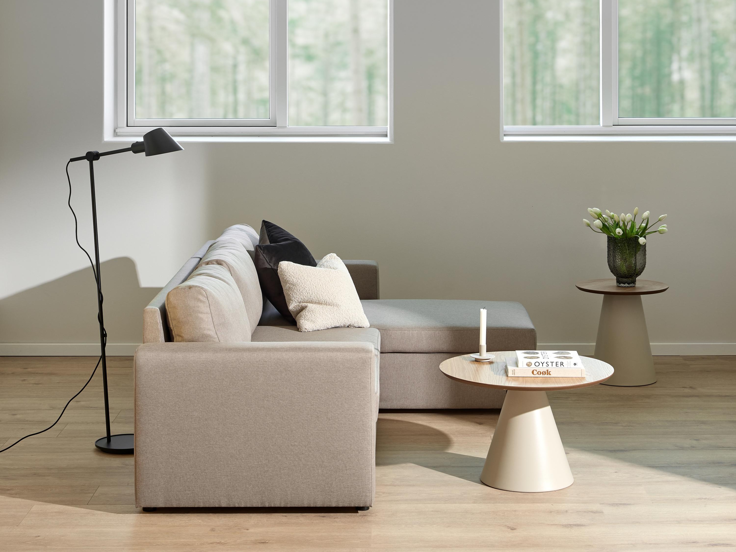 Couchtisch Norsica 914 (Grau + Eichenholzoptik)