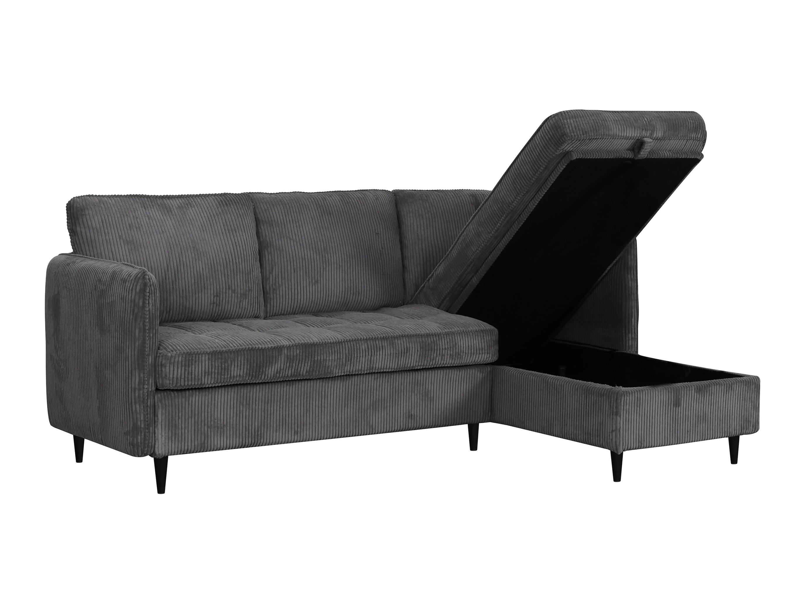 Ecksofa Denton 1529 (Anthrazit)