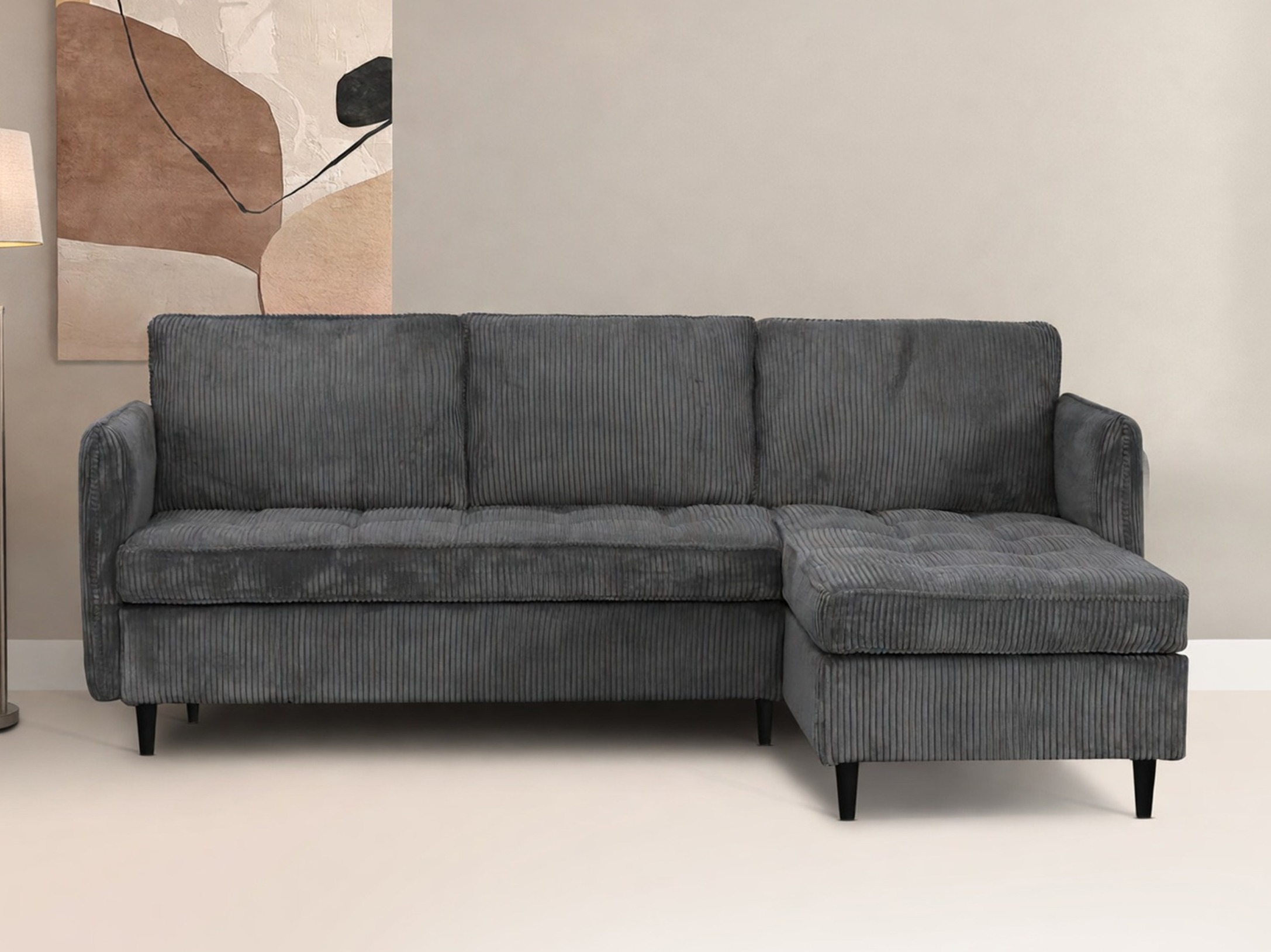 Ecksofa Denton 1529 (Anthrazit)