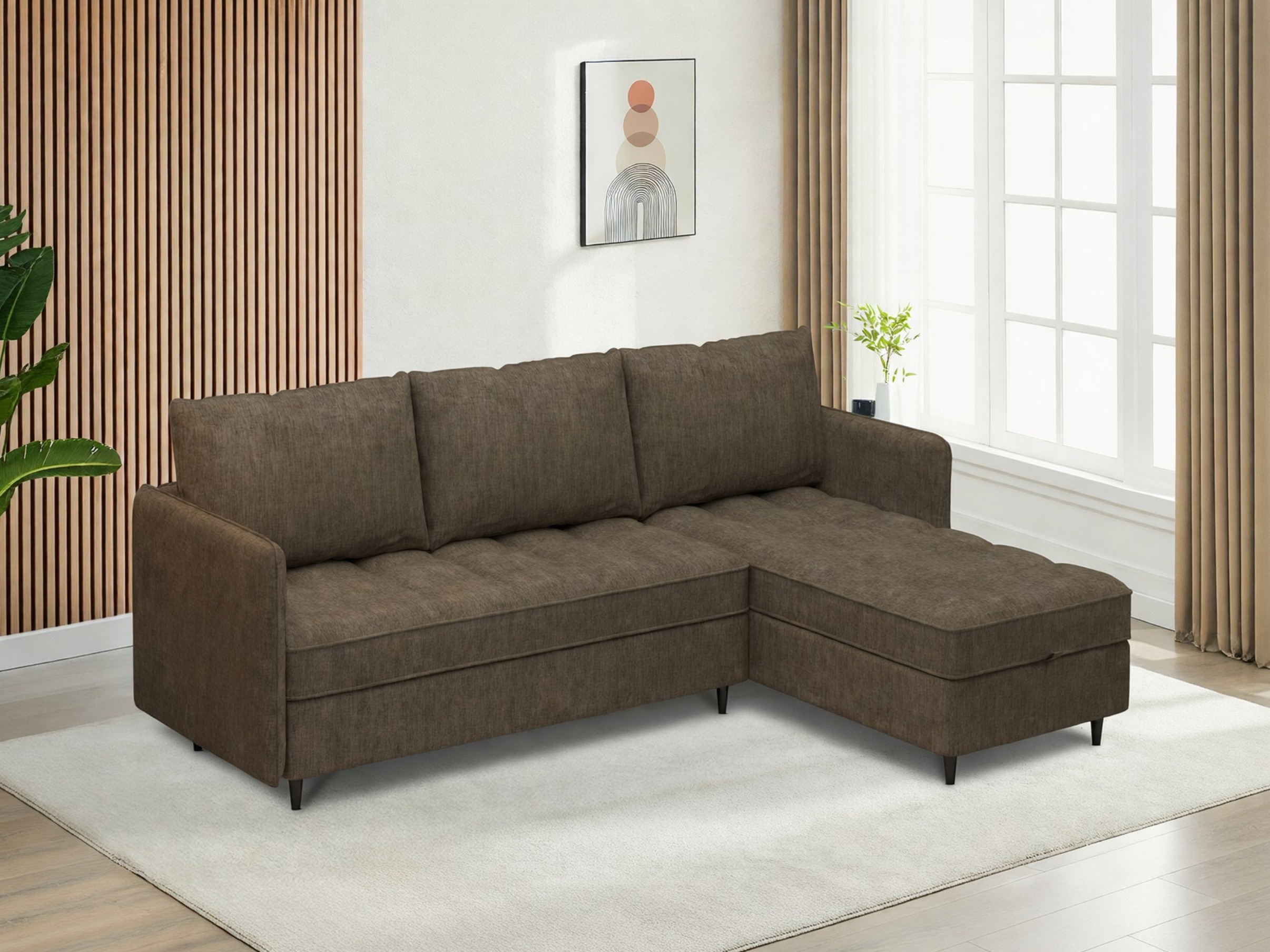 Ecksofa Denton 1529 (Braun)