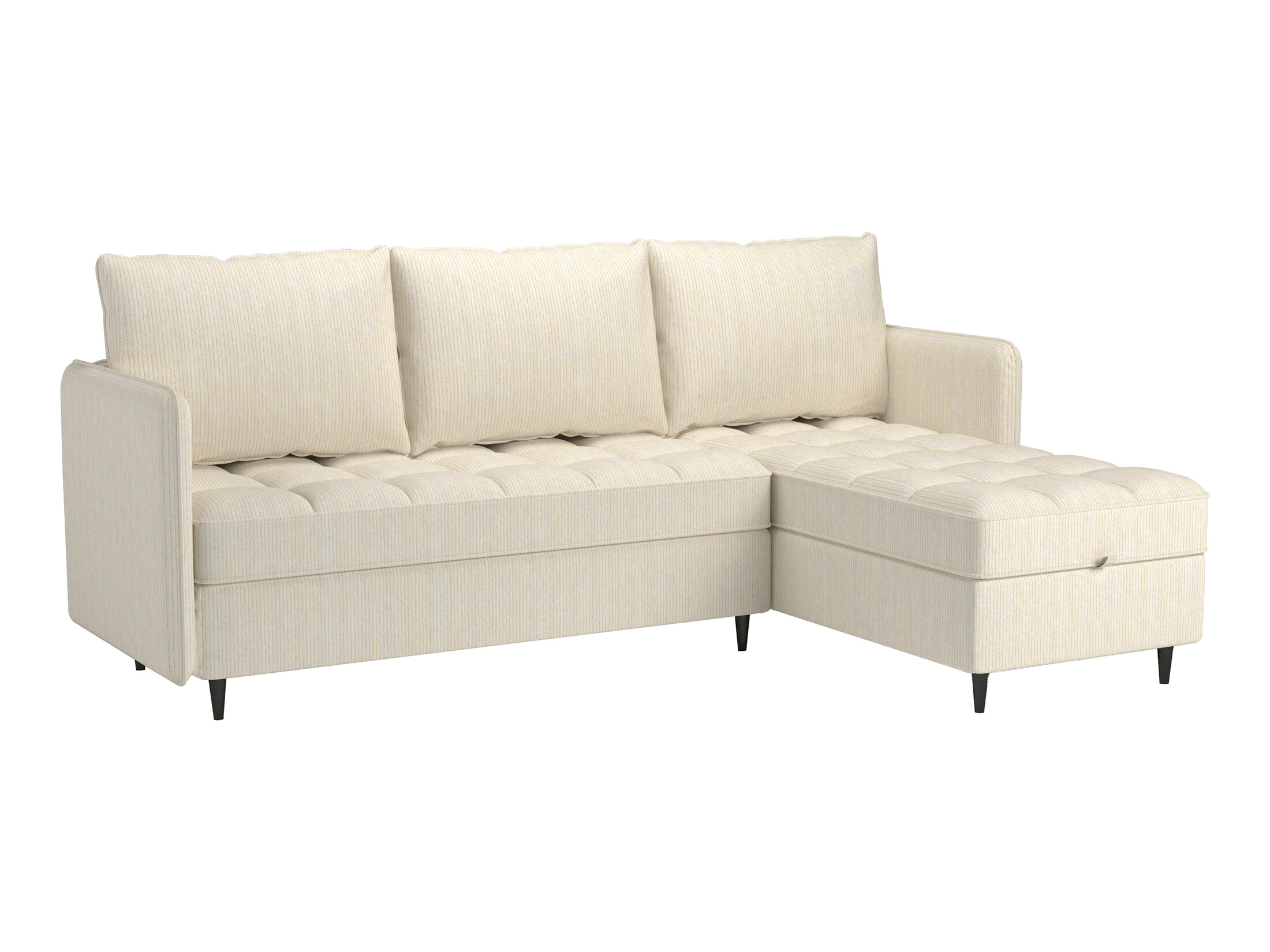 Ecksofa Denton 1529 (Cremefarben)