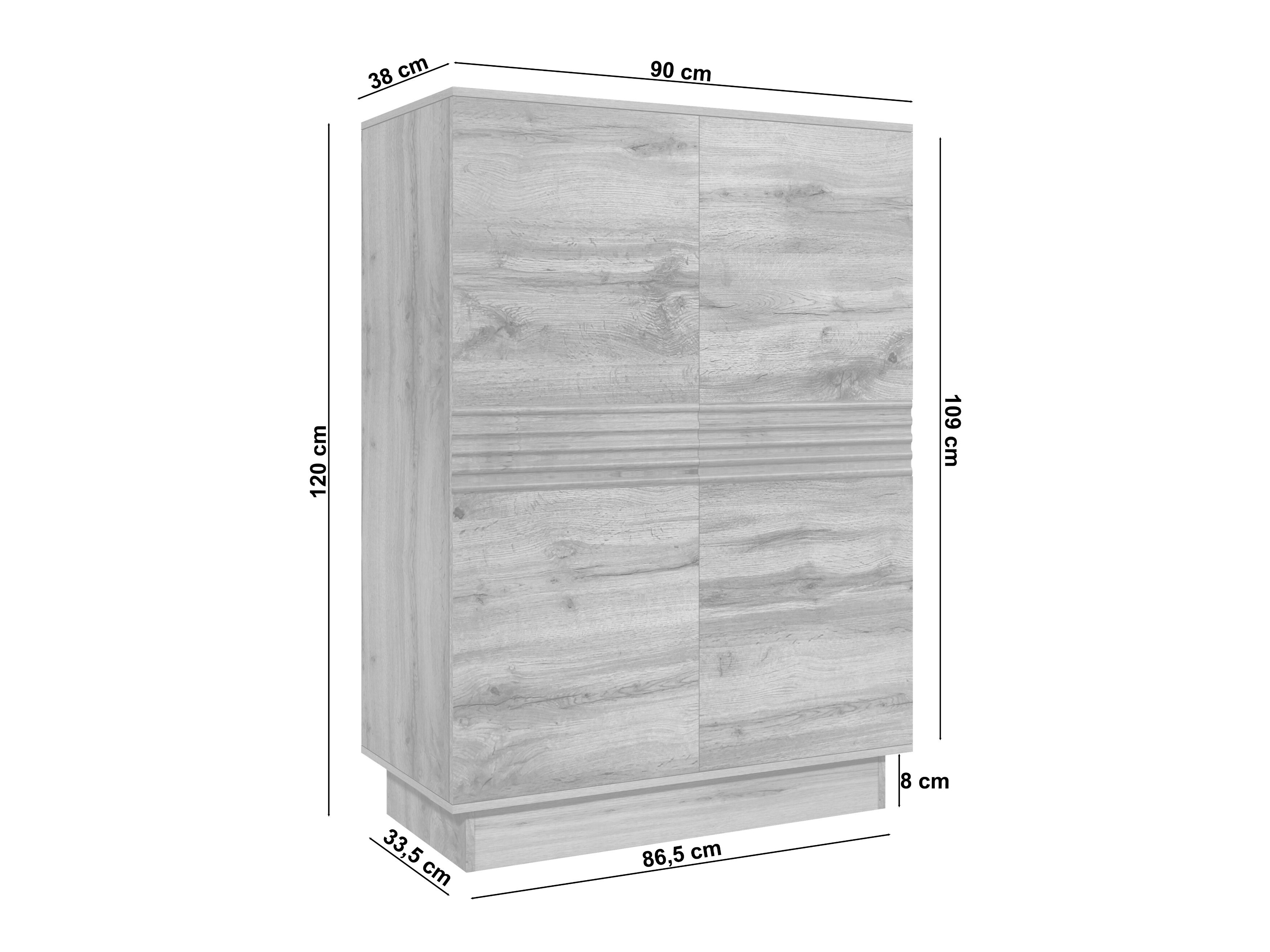 Sideboard Denton 1528 (Weiss)