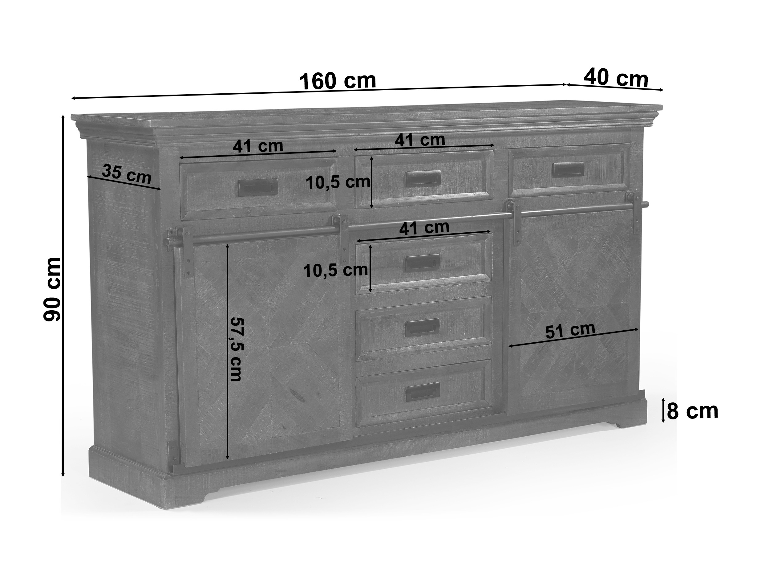 Kommoden Denton 1534