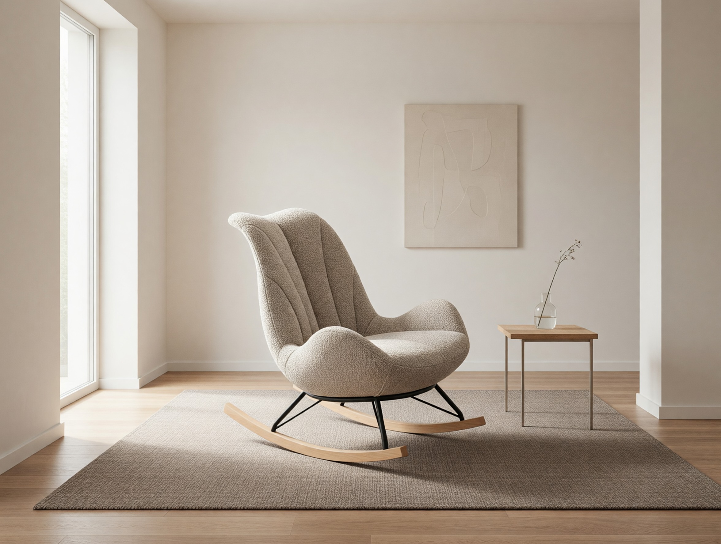 Schaukelstuhl Houston 2099 (Beige)