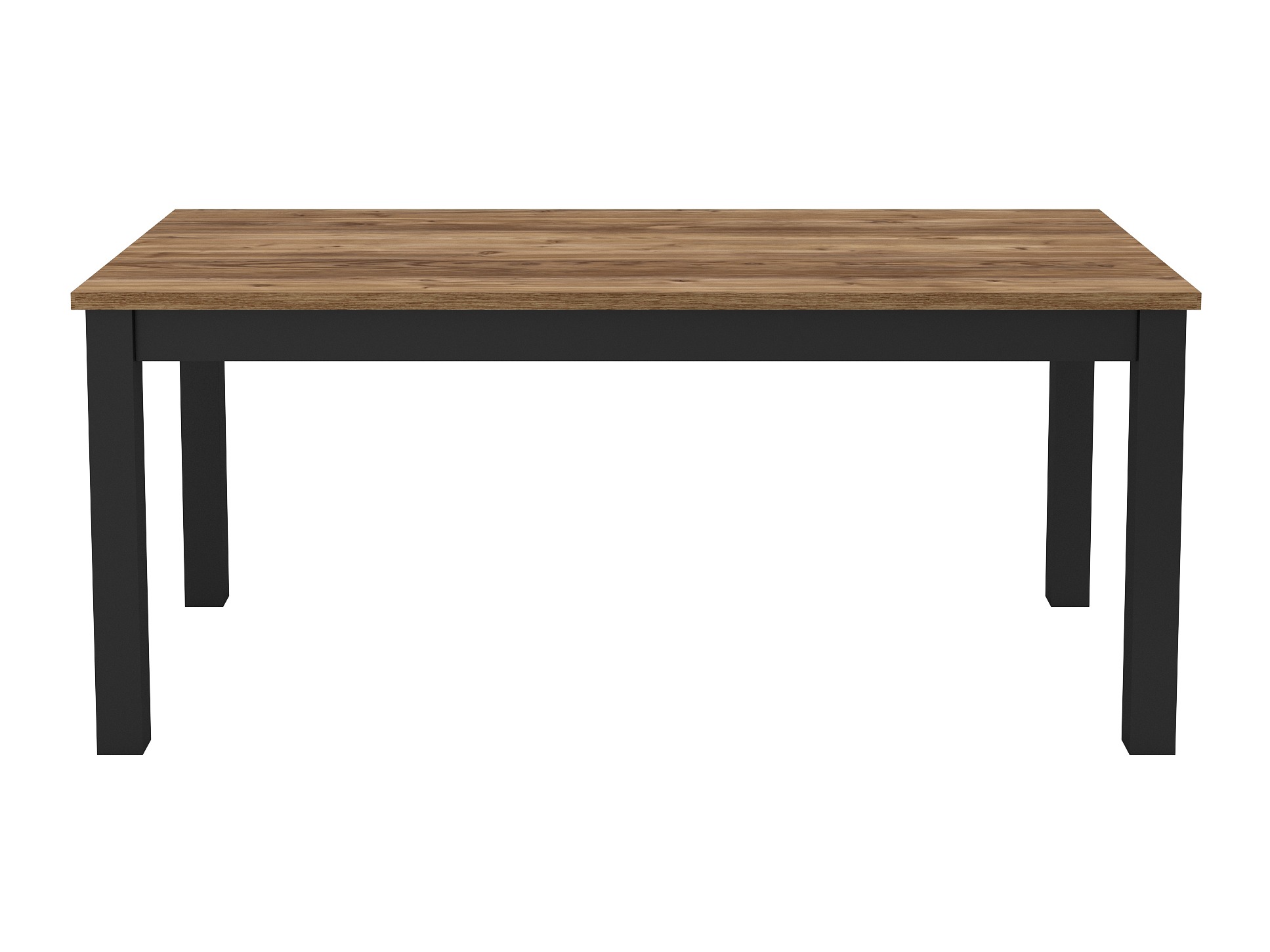 Tisch Tornua 112 (Fichte dunkel + Mattschwarz)