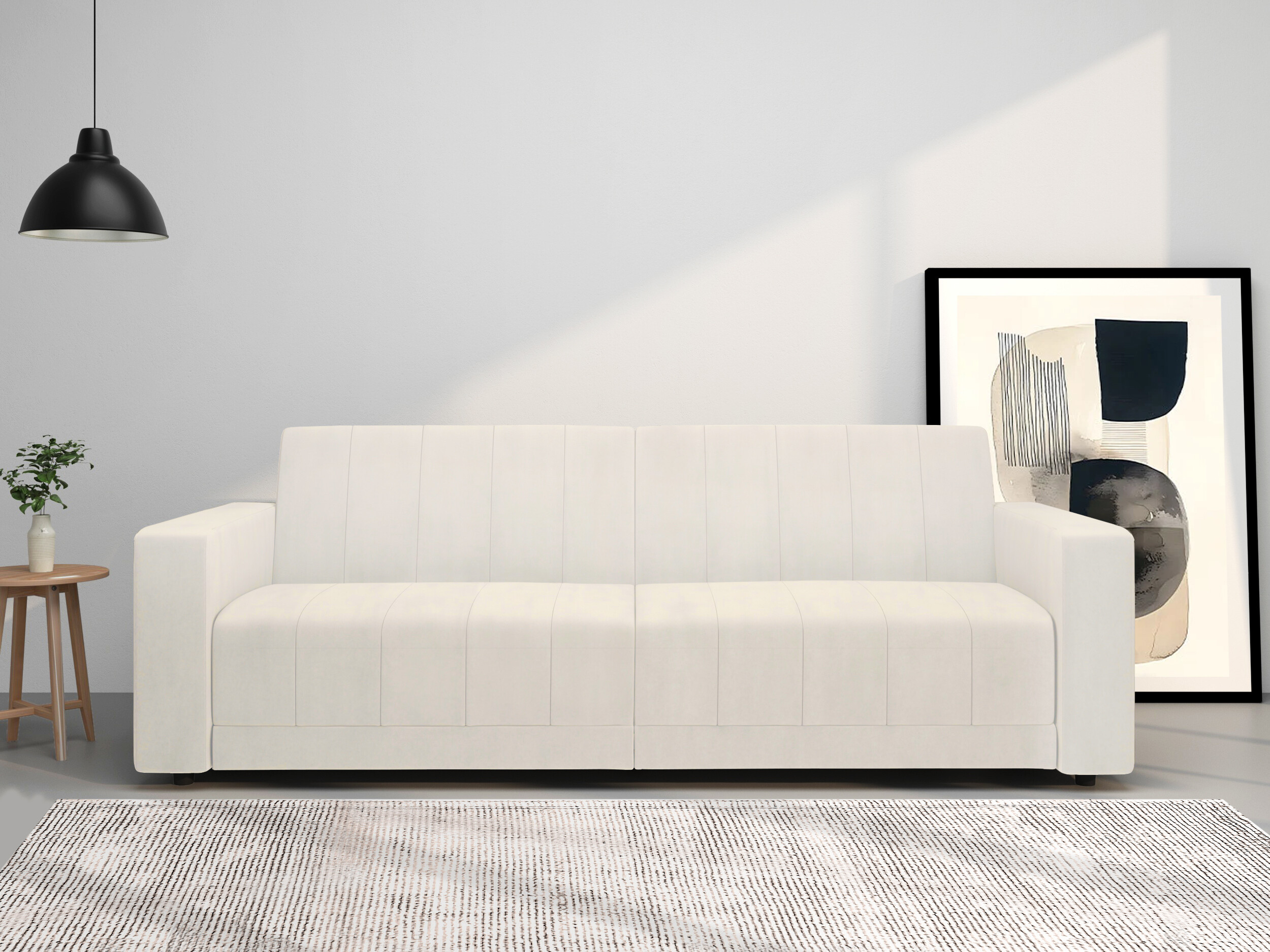 Schlafsofa Denton 1535 (Cremefarben)