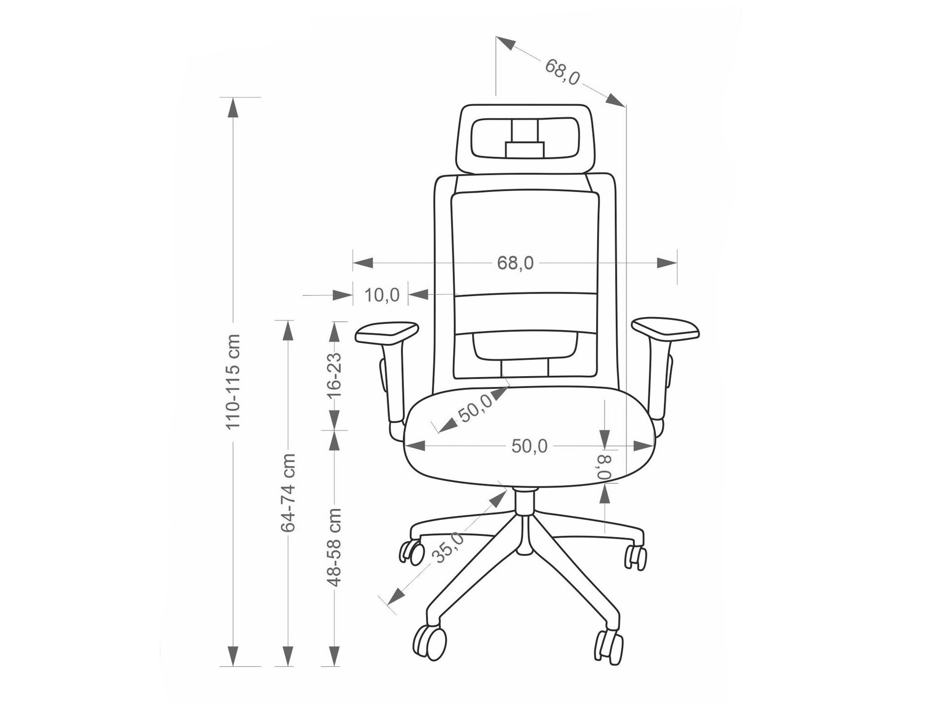 Bürostuhl Houston 2113