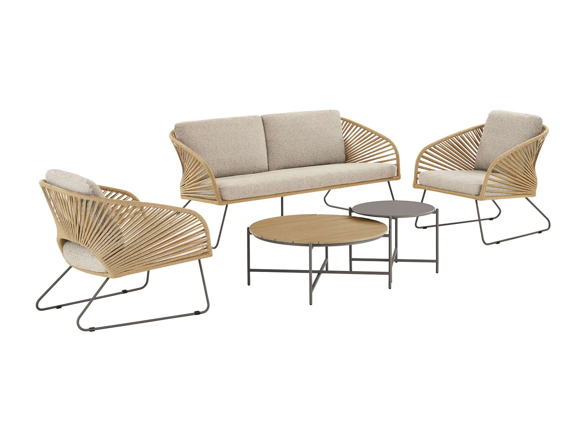 Gartenmöbel-Set Brea 298 (Beige)