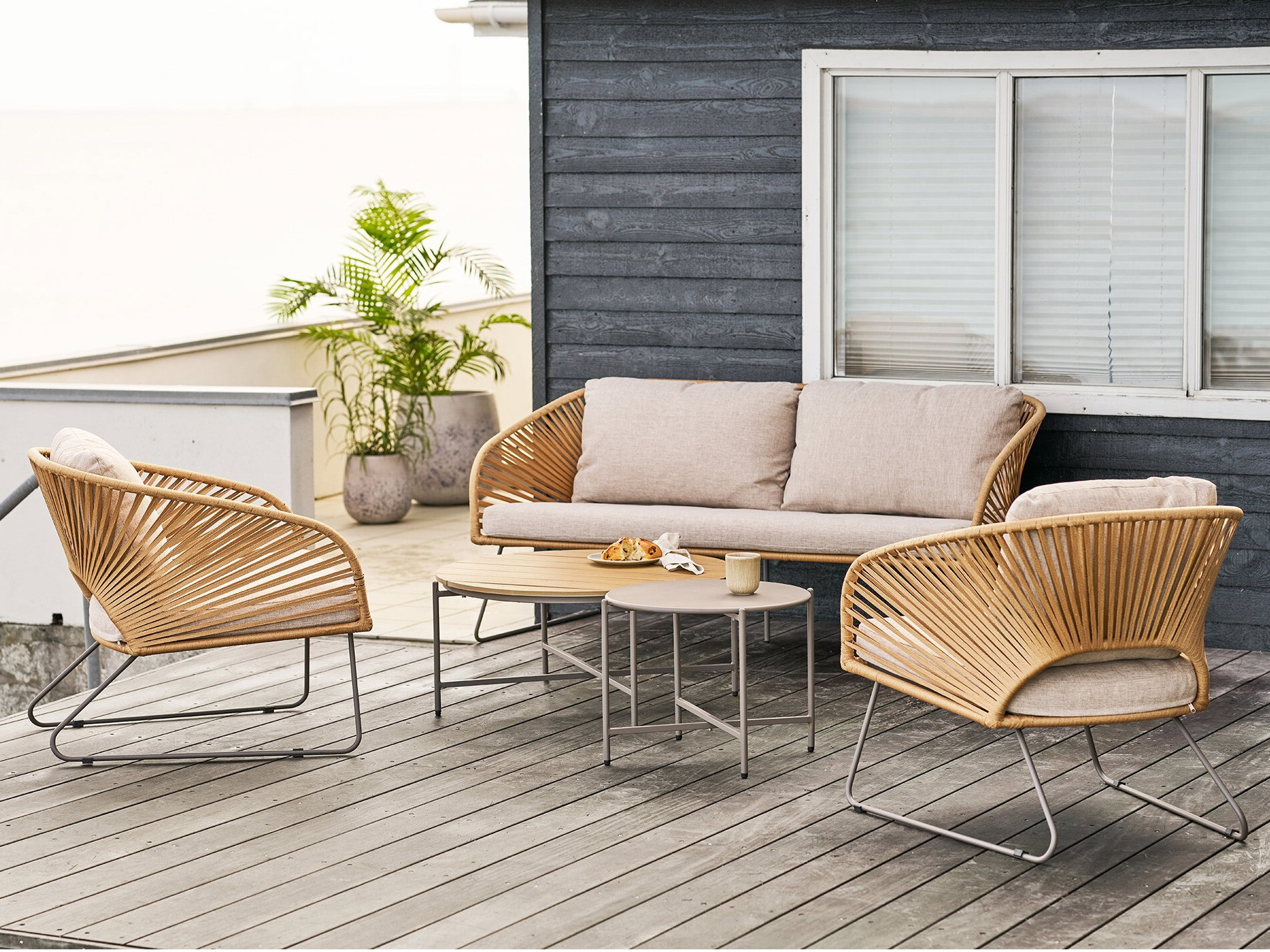 Gartenmöbel-Set Brea 298 (Beige)