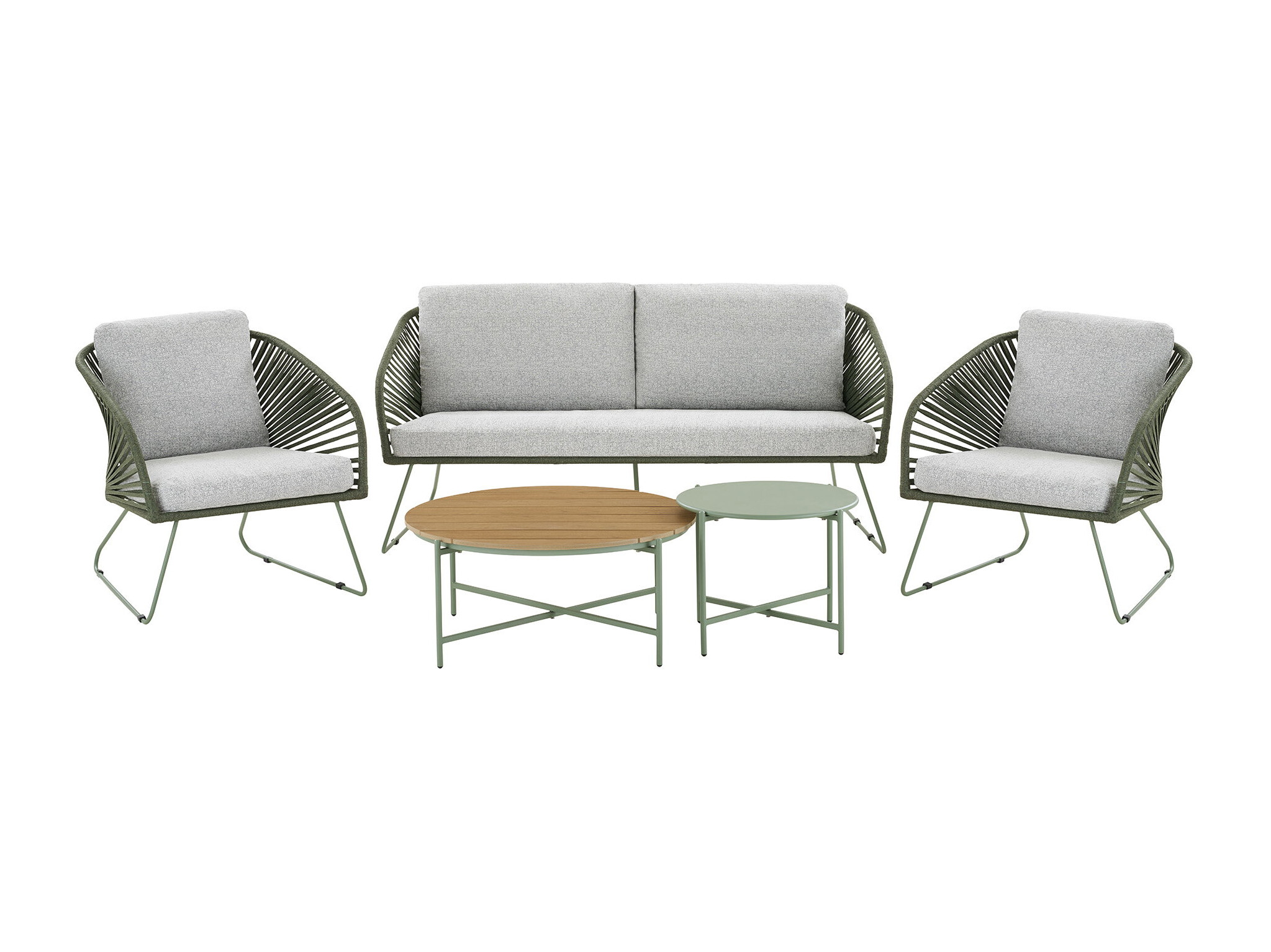 Gartenmöbel-Set Brea 298 (Grau + Grün)