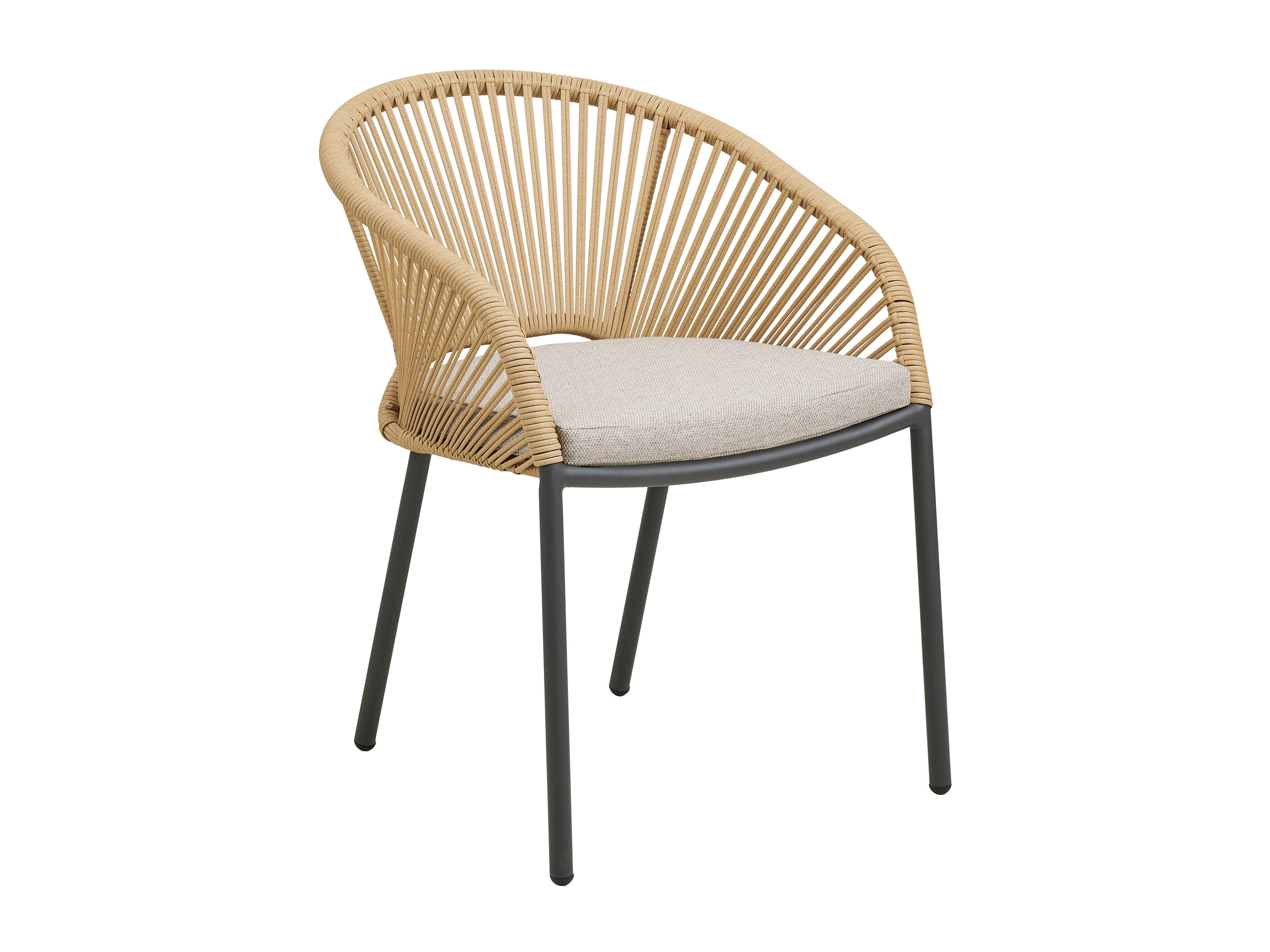 Gartenstuhl Brea 297 (Beige + Schwarz)