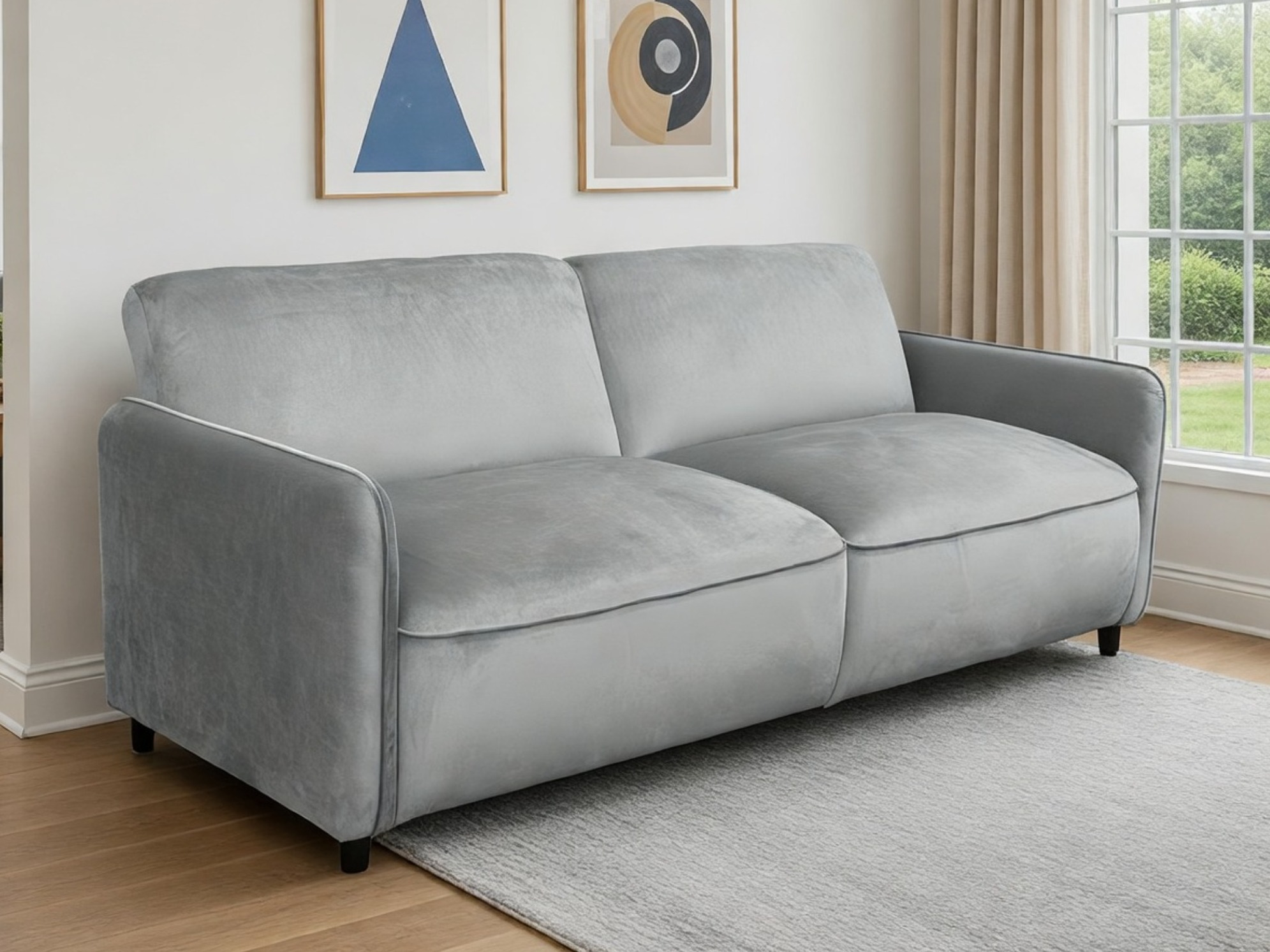 Schlafsofa Tulsa 681 (Hellgrau)