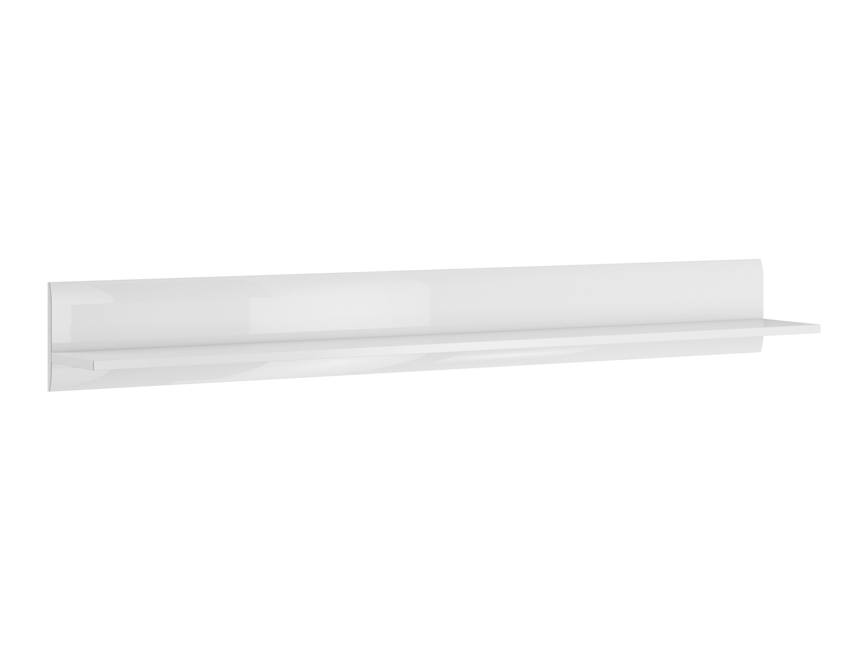Wandregal Ophsalu 101 (Weiss + Weiss glänzend)