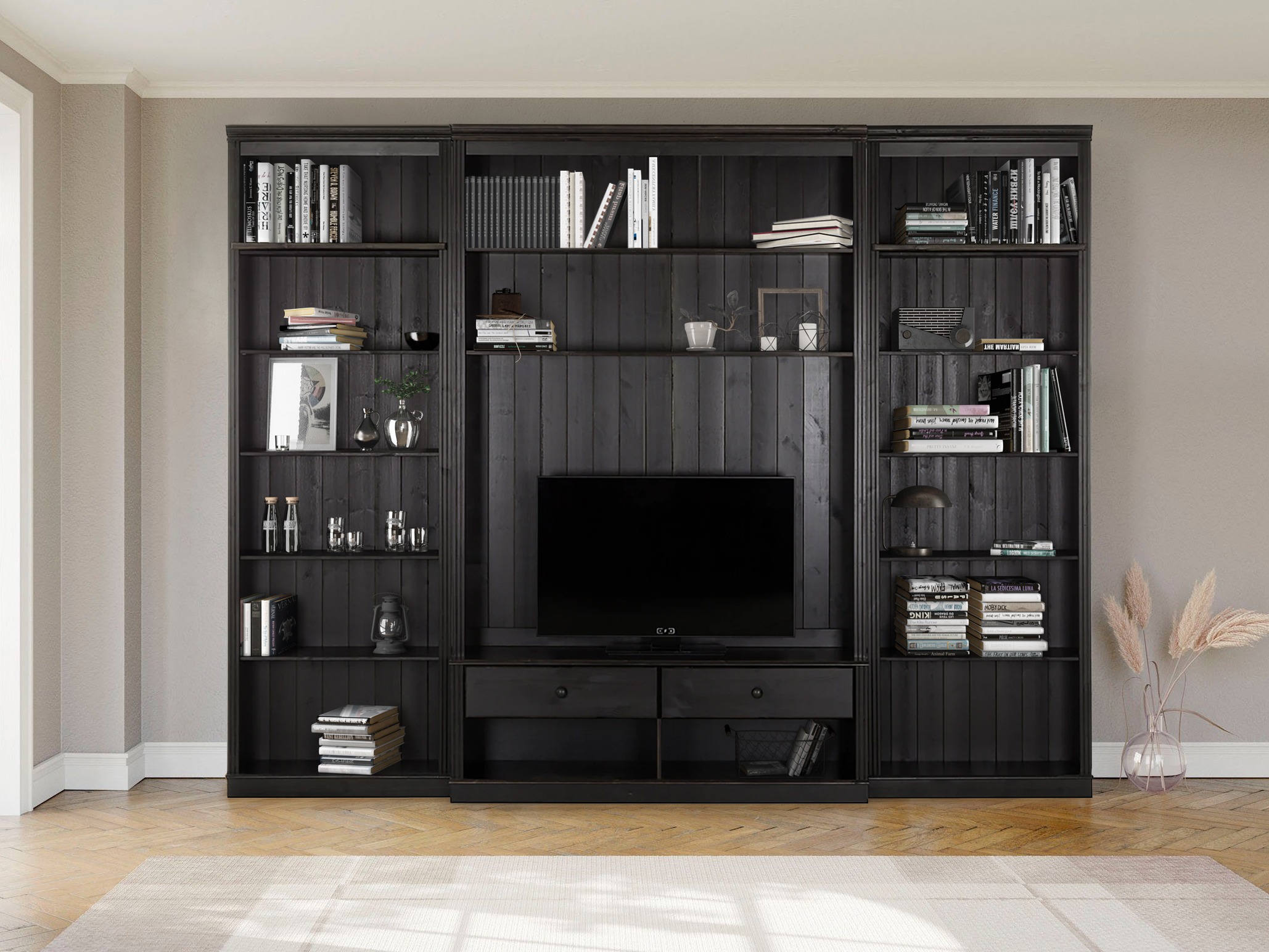 Wohnzimmer-Set Saltoro 127 (Dunkelbraun)