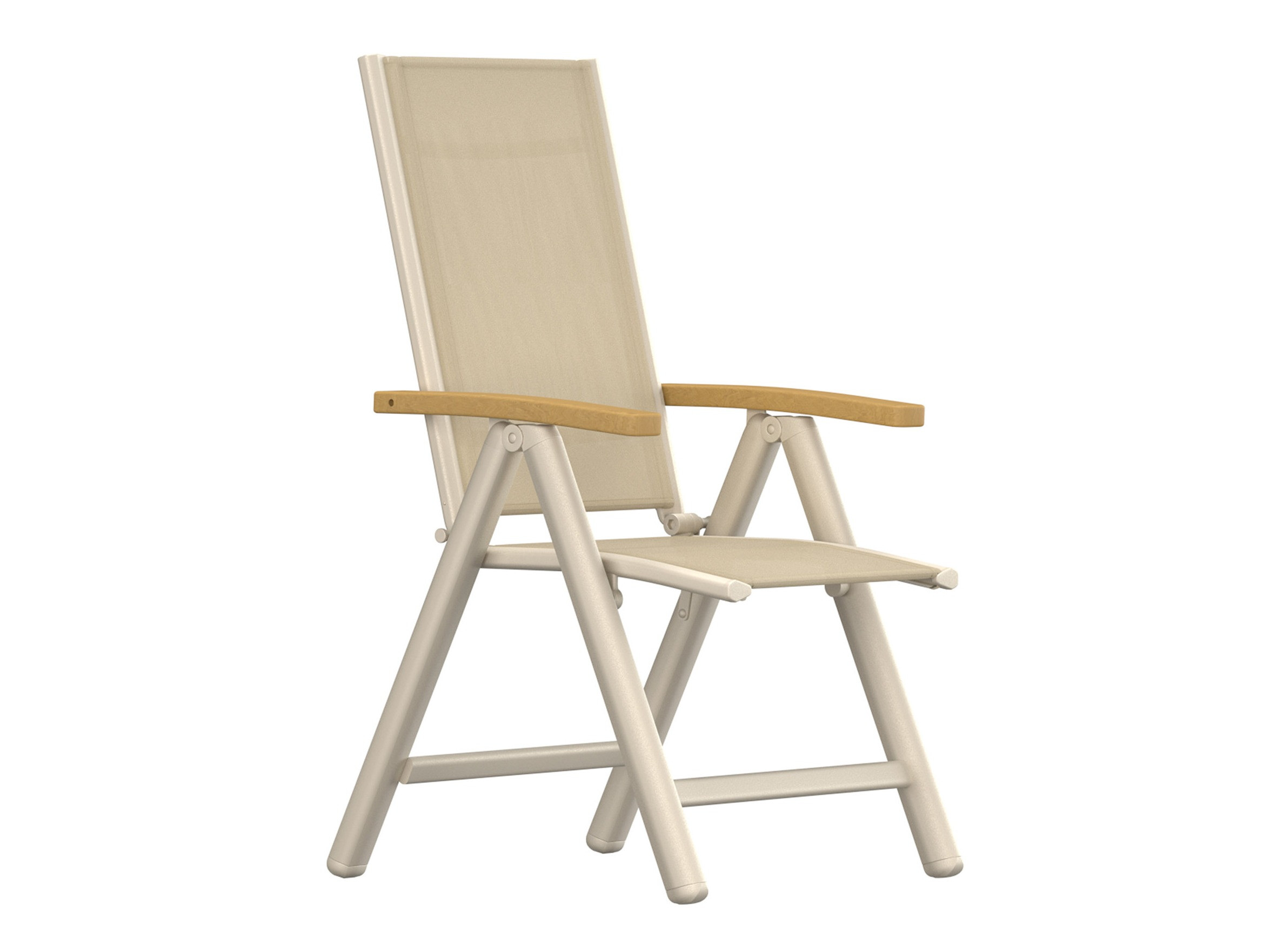 Gartenstuhl Dallas 2848 (Beige + Teakholz)