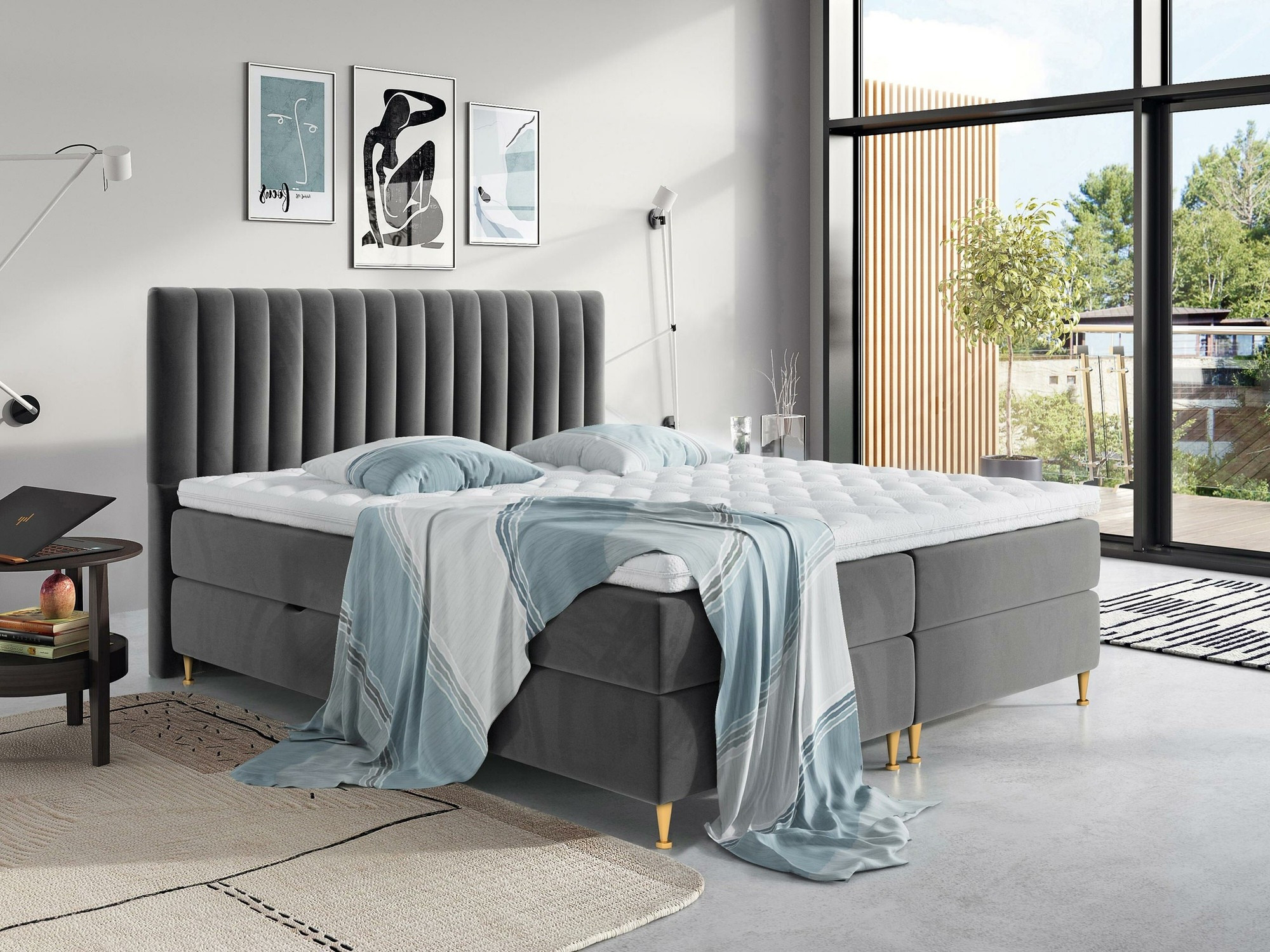 Boxspringbett SD2757 mit einem kleinen defekt