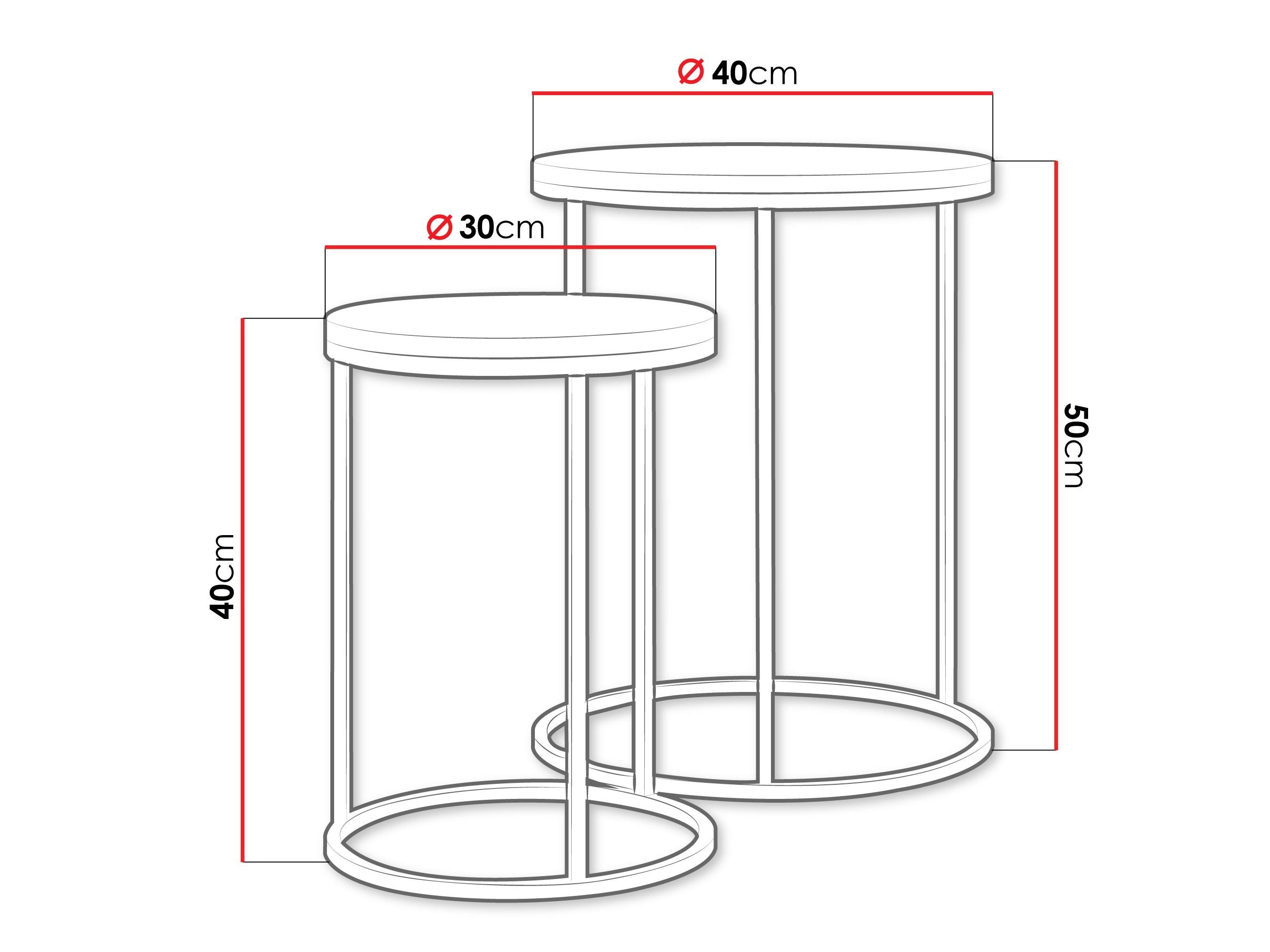Satz beistelltische SD2765