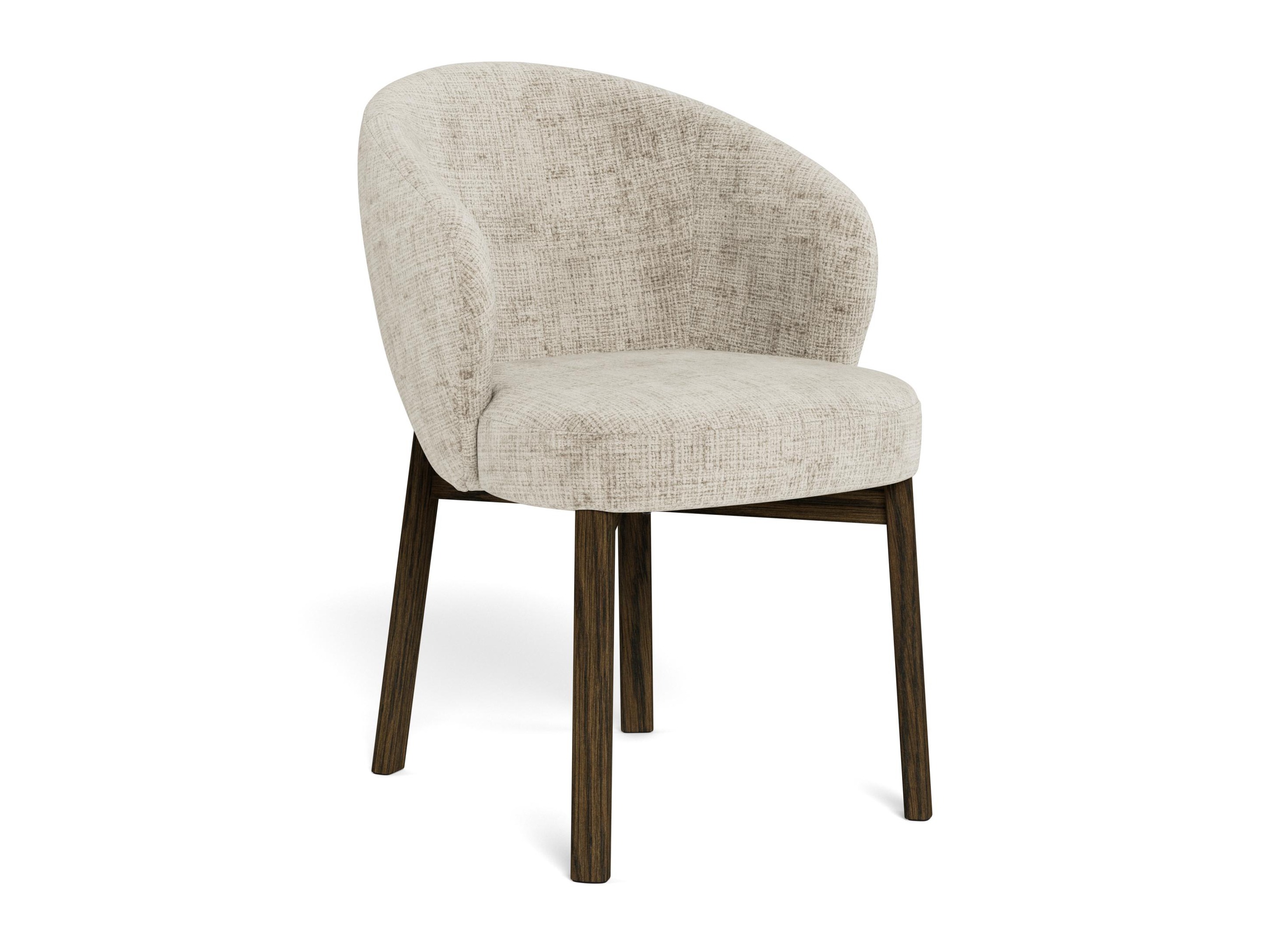 Stuhl Norsica 1001 (Beige + Dunkelbraun)