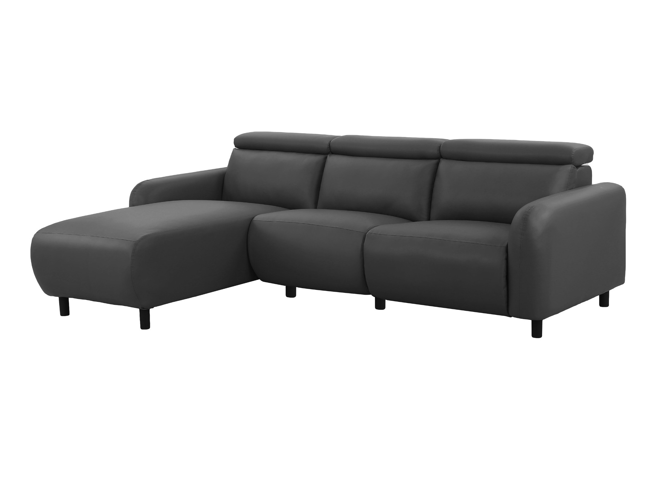 Ecksofa Liegesessel Denton 1509 (Dunkelgrau)