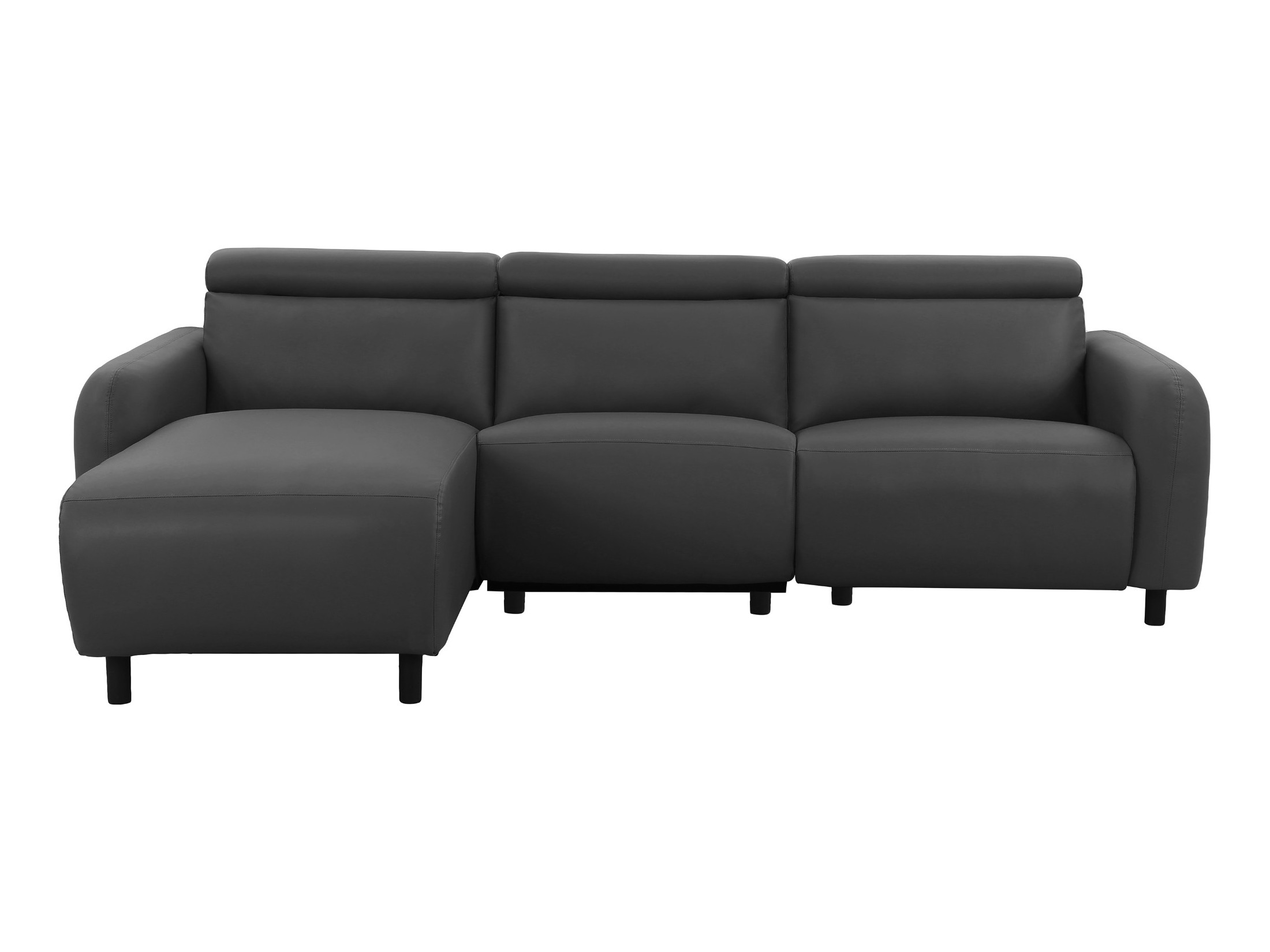 Ecksofa Liegesessel Denton 1509 (Dunkelgrau)