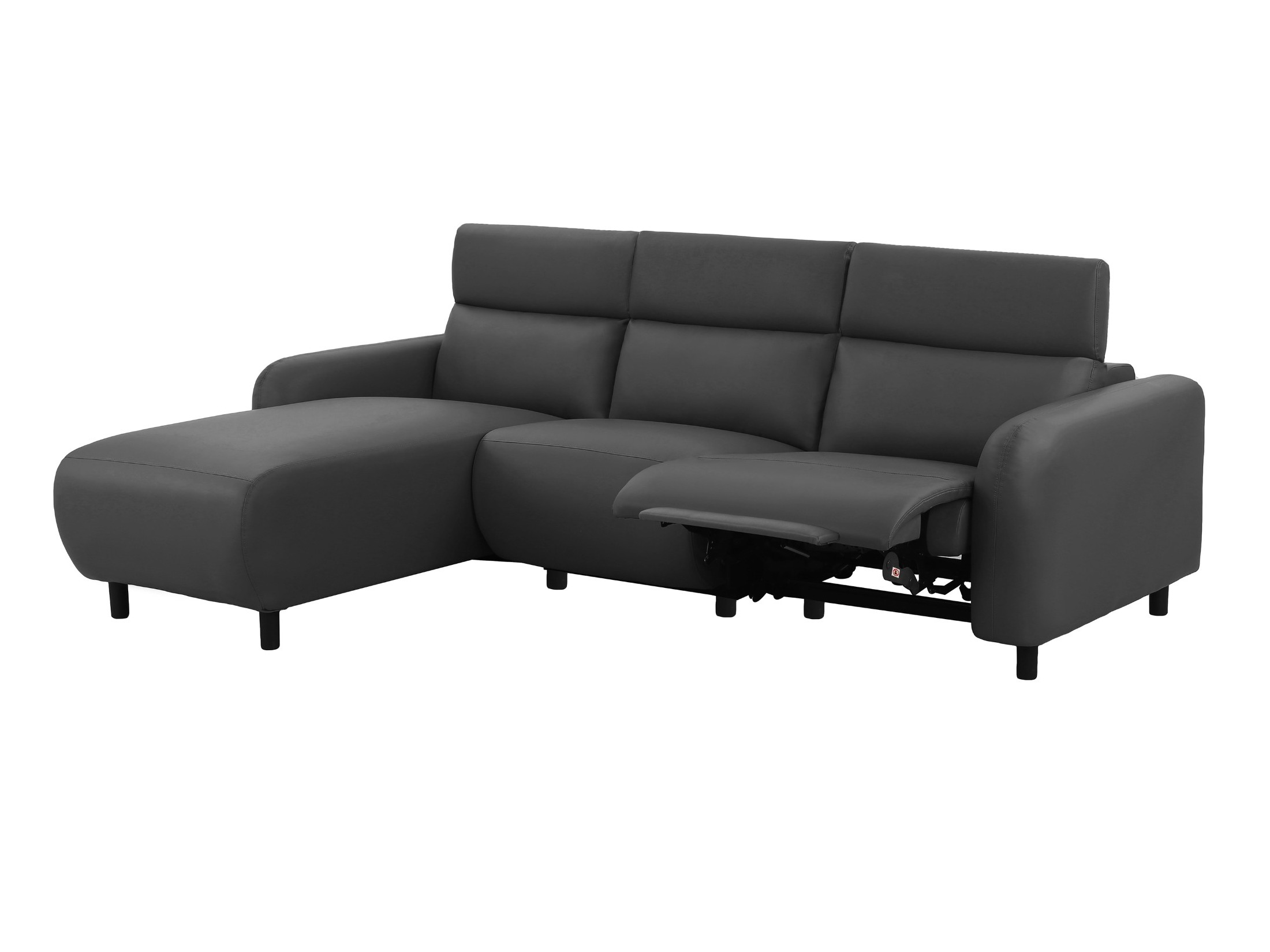 Ecksofa Liegesessel Denton 1509 (Dunkelgrau)