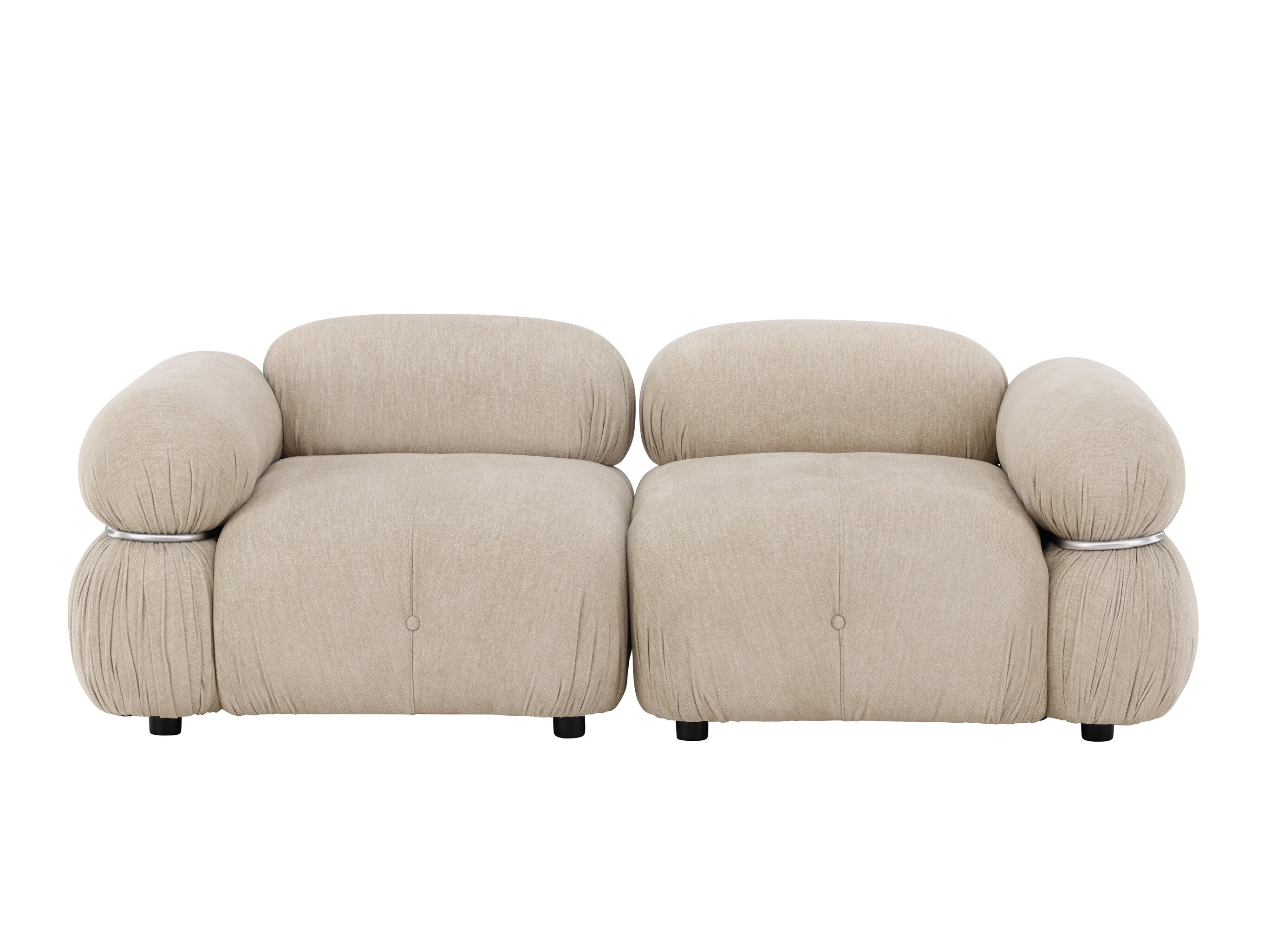 Modulares Sofa Evardale 103 (Beige + Silber)
