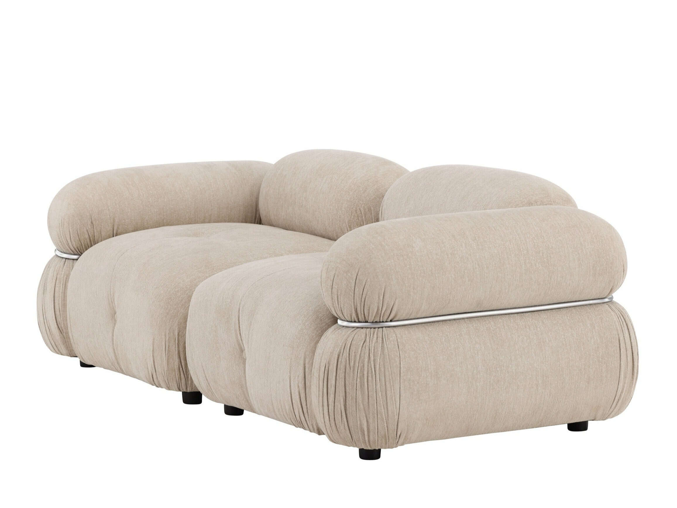 Modulares Sofa Evardale 103 (Beige + Silber)
